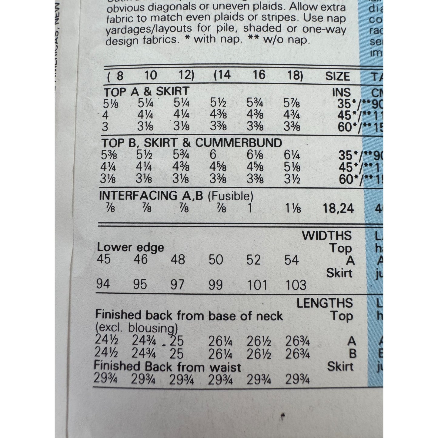 Butterick Sewing Pattern 3409 Vintage 80s Work Top Skirt Belt Outfit 8 10 12 UC