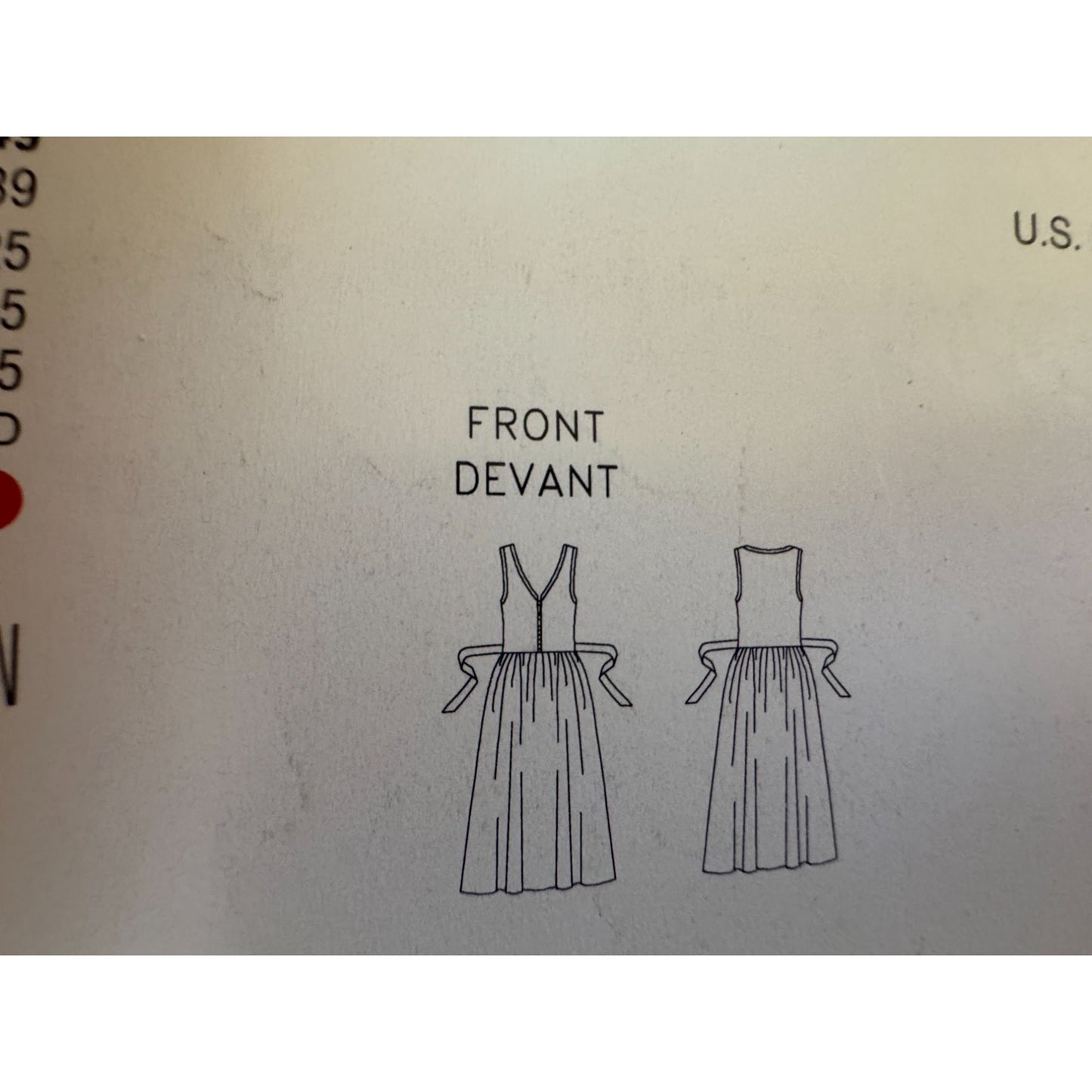 90s Minimalist Jumper Dress Sewing Pattern Butterick 5127 Uncut Modest Denim 6-10 Vintage 1997