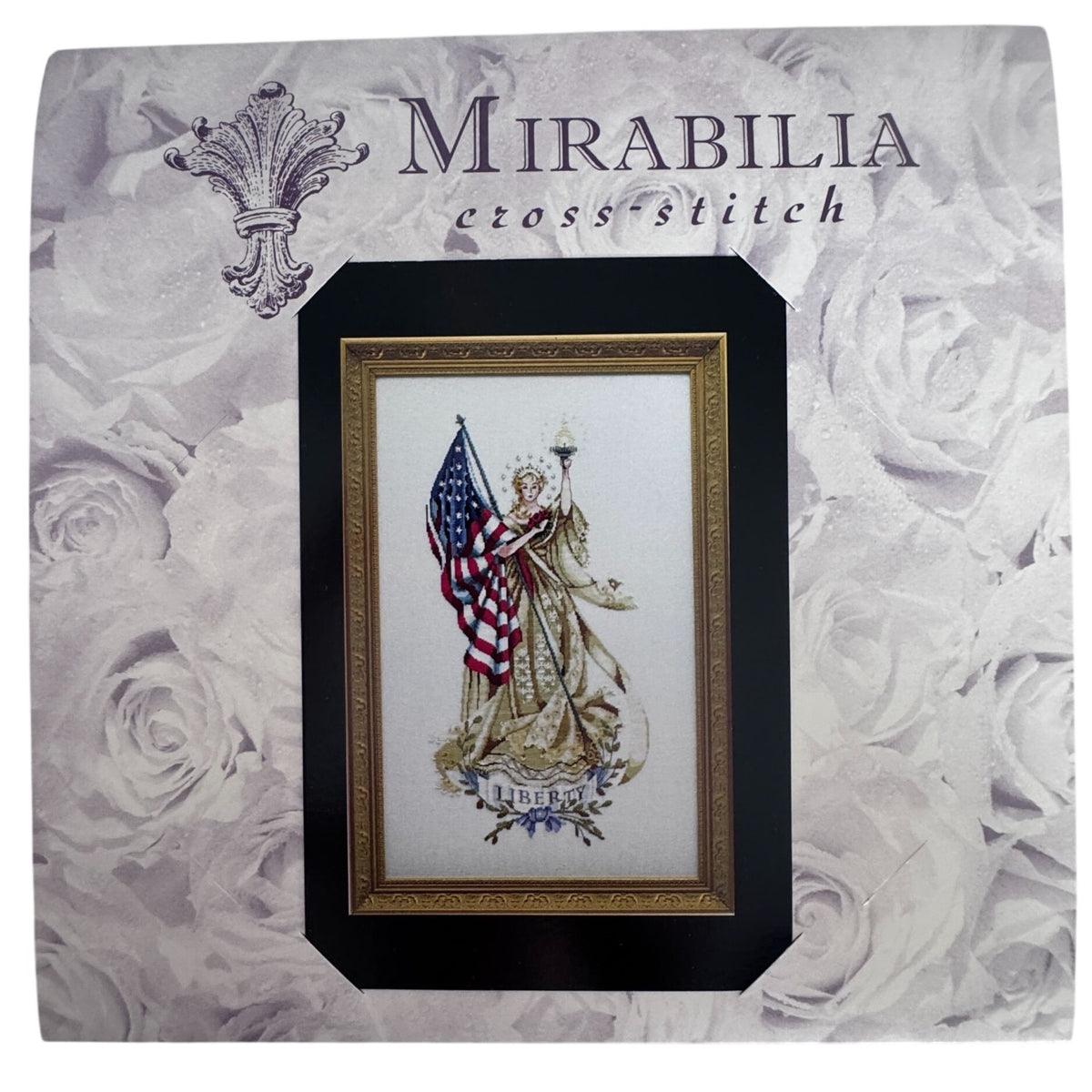 Mirabilia Cross Stitch Pattern Lady of the Flag Nora Corbett Chart Only MDL6226 Patriotic