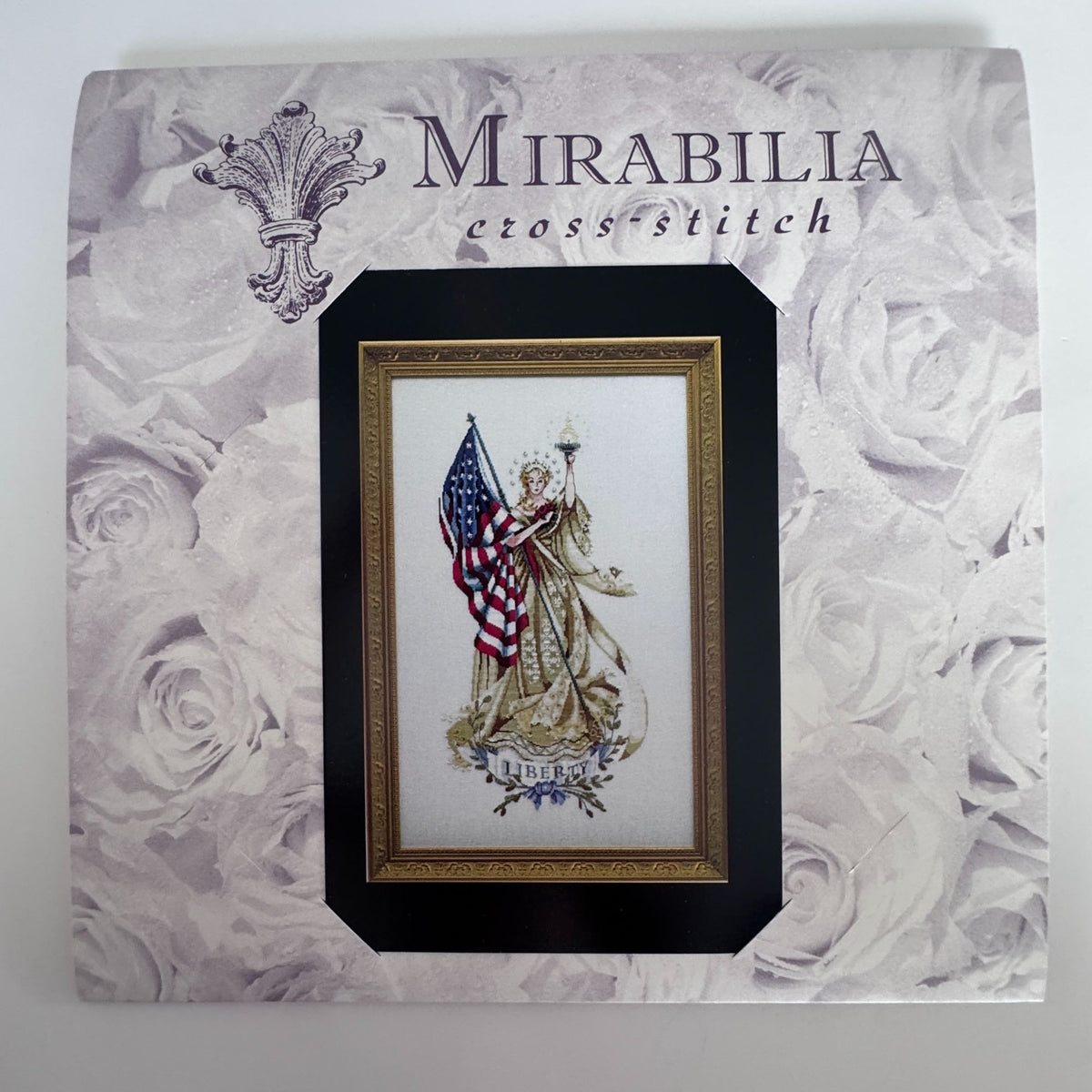 Mirabilia Cross Stitch Pattern Lady of the Flag Nora Corbett Chart Only MDL6226 Patriotic
