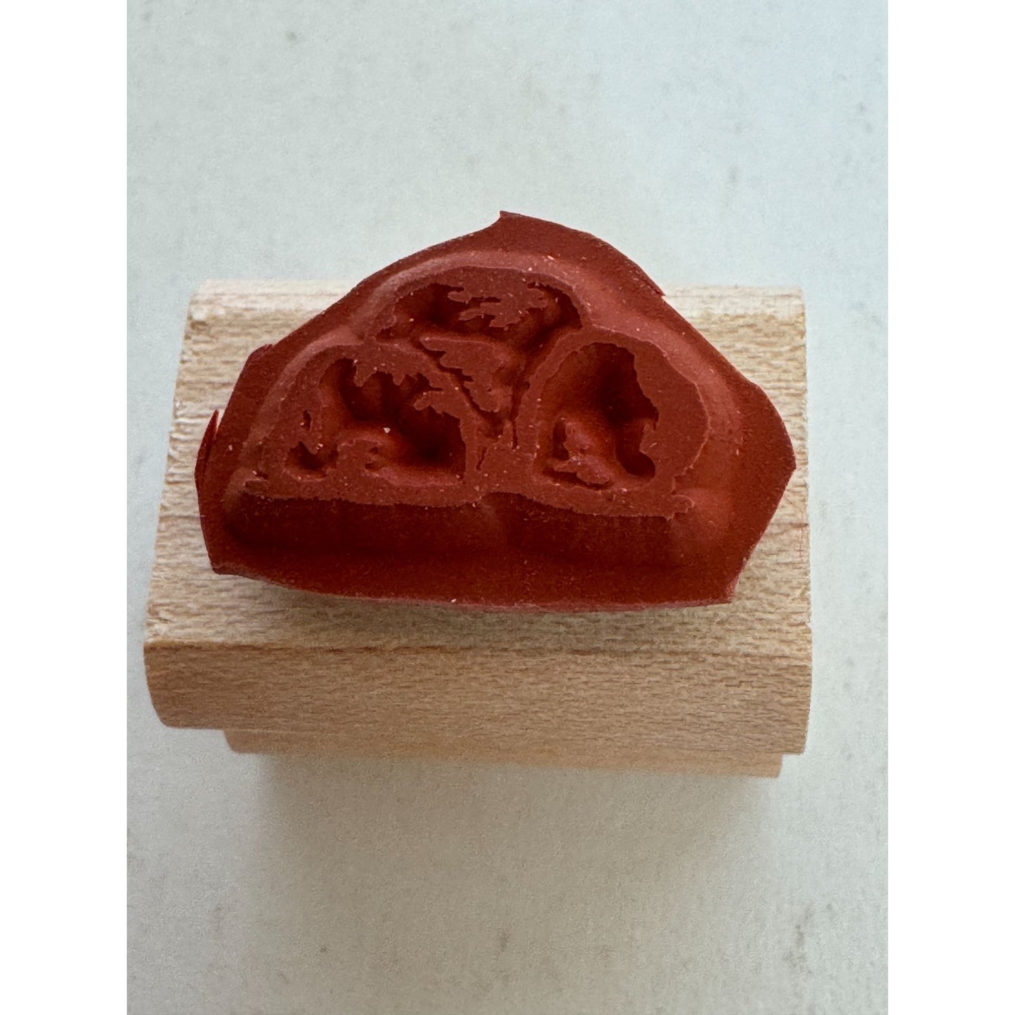 Stampin Up Rubber Stamp Set Sensational Scenery Tree Rocks Grass Hill Landscape