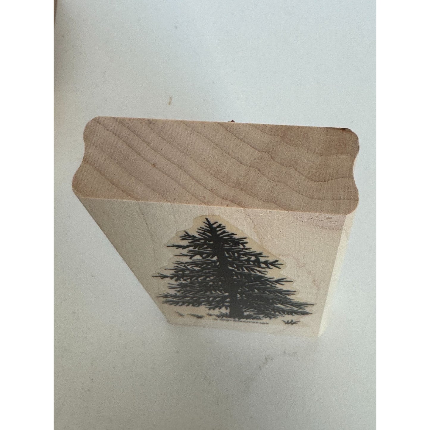 Stampin Up Rubber Stamp Set Sensational Scenery Tree Rocks Grass Hill Landscape