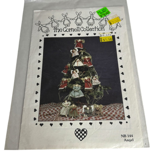 The Cornell Collection Angel Ornament Pattern Primitive Christmas Handmade Holiday Sewing  Doll