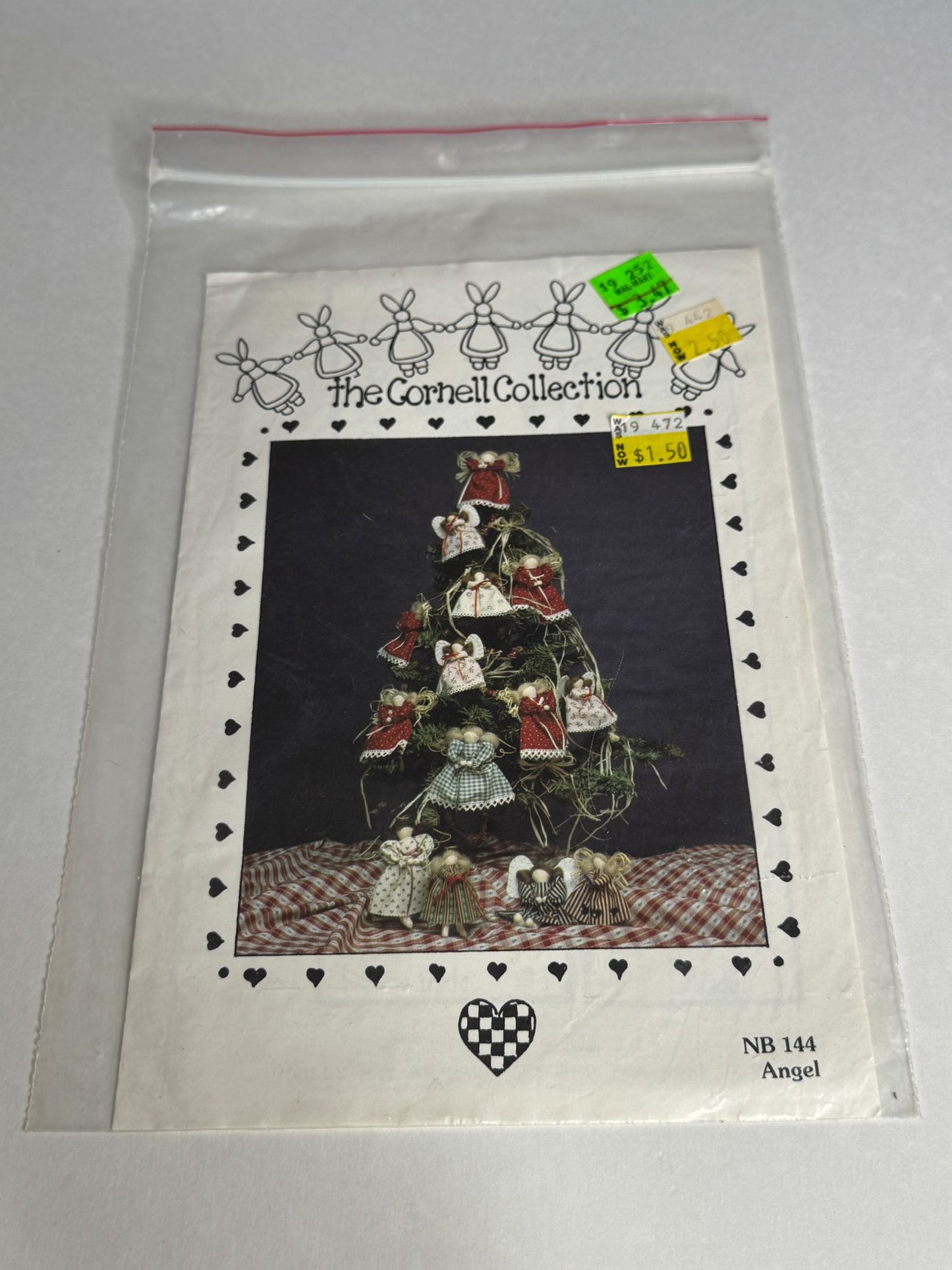 The Cornell Collection Angel Ornament Pattern Primitive Christmas Handmade Holiday Sewing  Doll