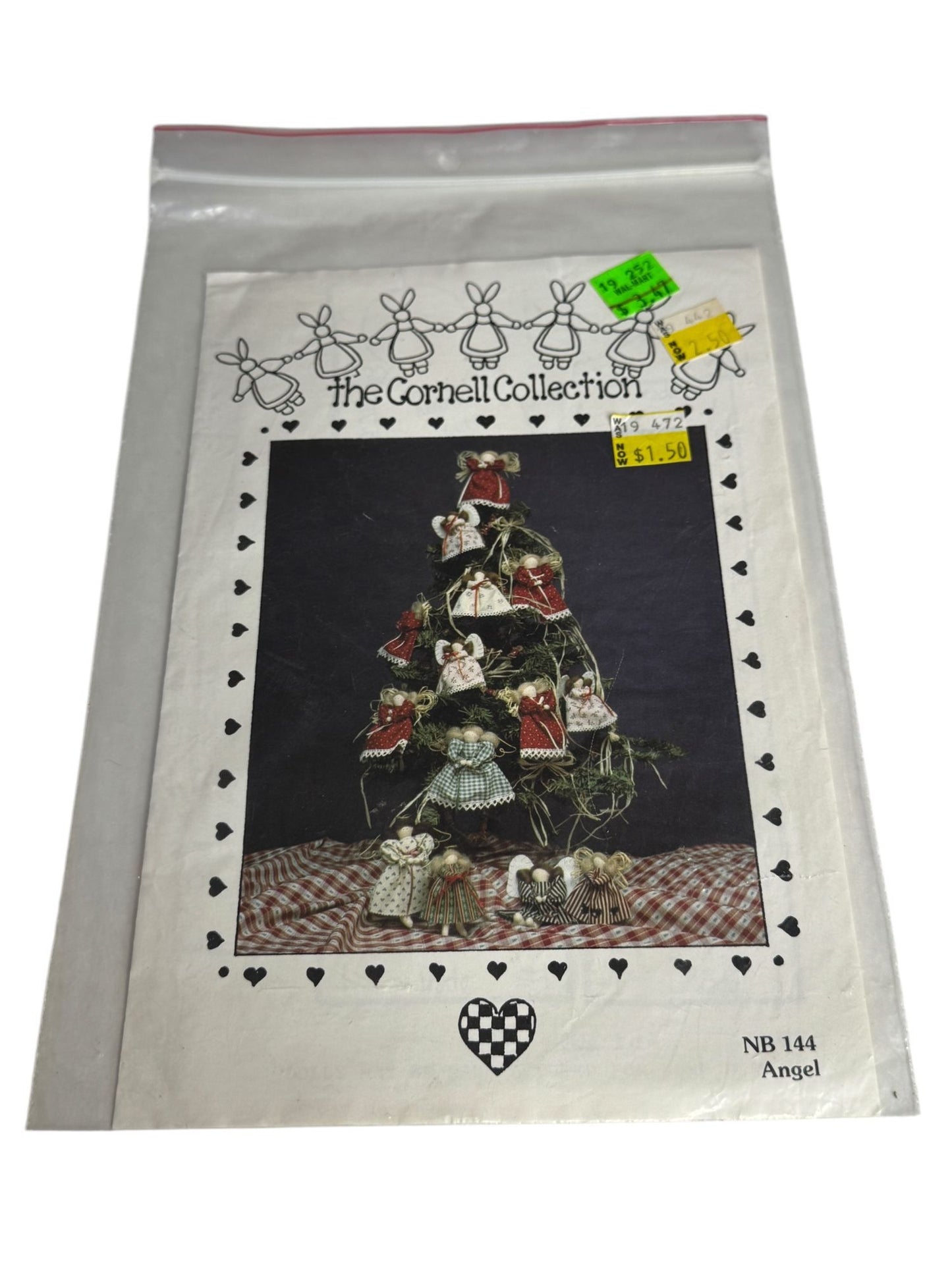 The Cornell Collection Angel Ornament Pattern Primitive Christmas Handmade Holiday Sewing  Doll