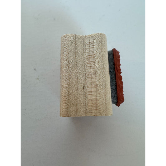 Stampin Up Rubber Stamp Do Not Open Til Christmas Gift Tag Card Making Words