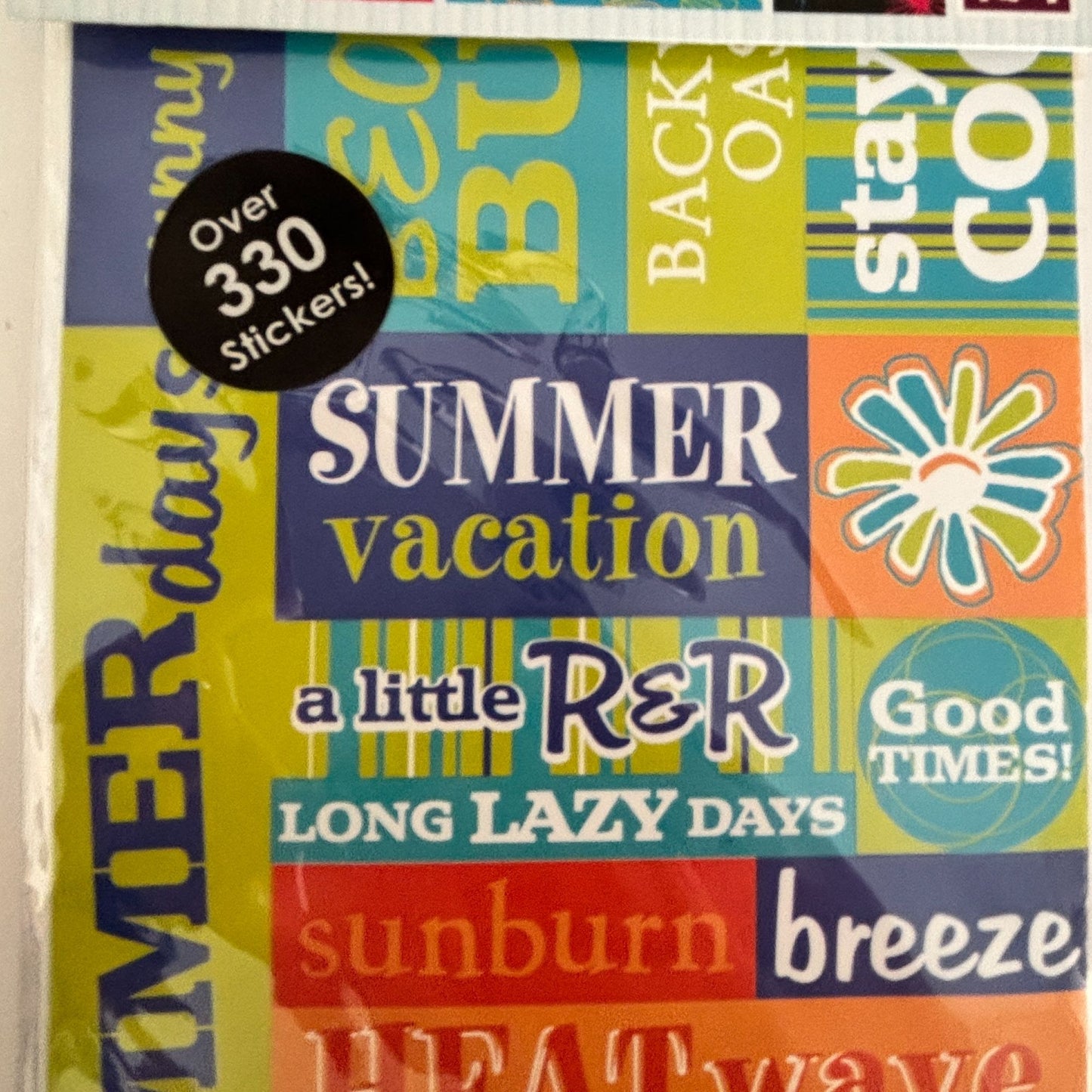 Colorbok Sticker Flip Pack Year Round 330 Stickers Seasonal Set Fourth of July