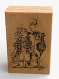 Judith Rubber Stamp Fresh Milk My Ladies Milking the Cow Farm Chores Mom Funny