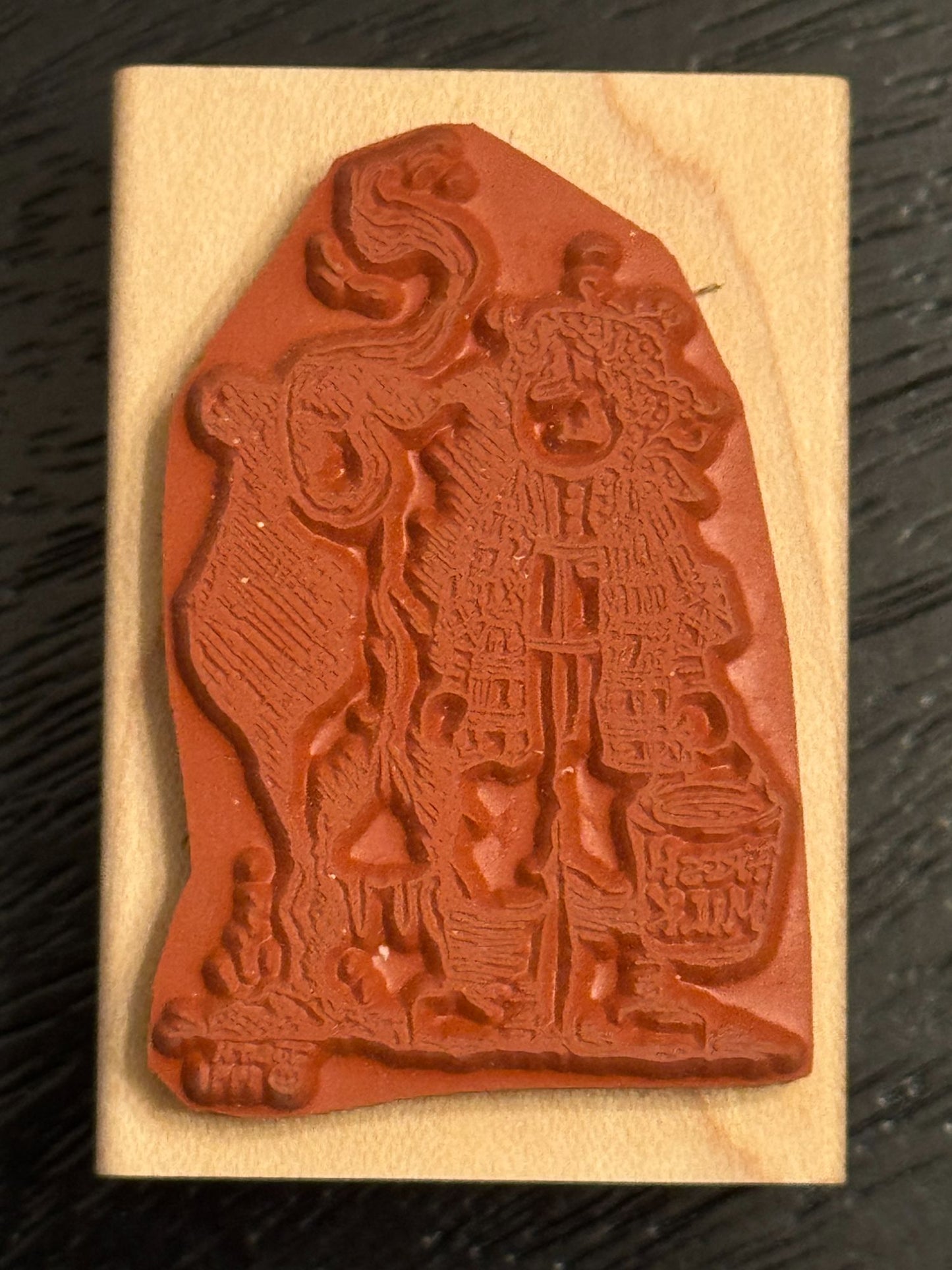 Judith Rubber Stamp Fresh Milk My Ladies Milking the Cow Farm Chores Mom Funny