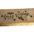 Anitas Rubber Stamp Happy Hollydays Holidays Pun Christmas Card Making Sentiment