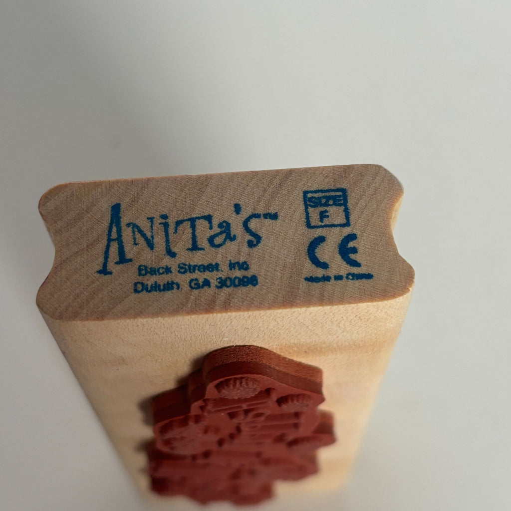 Anitas Rubber Stamp Happy Hollydays Holidays Pun Christmas Card Making Sentiment