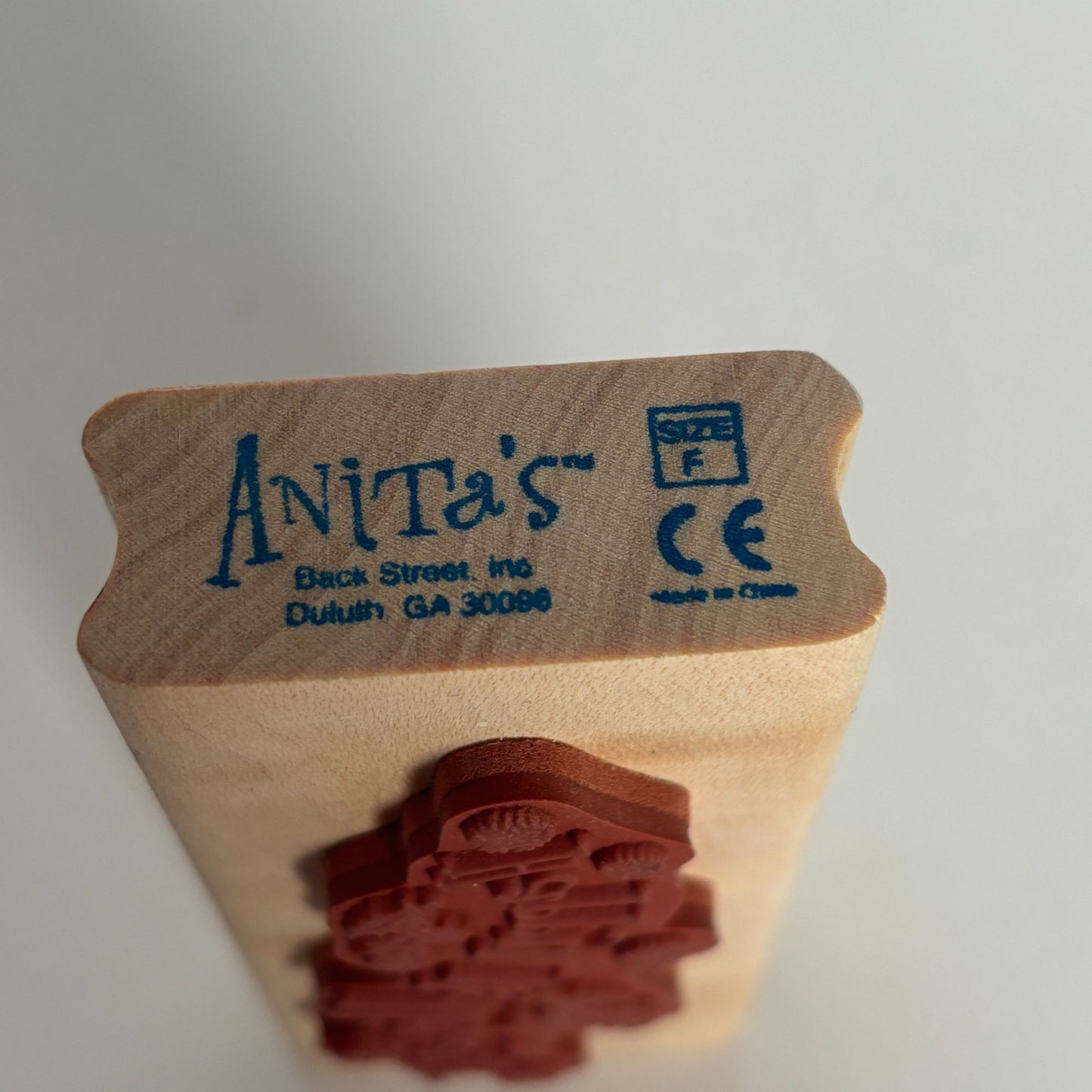 Anitas Rubber Stamp Happy Hollydays Holidays Pun Christmas Card Making Sentiment