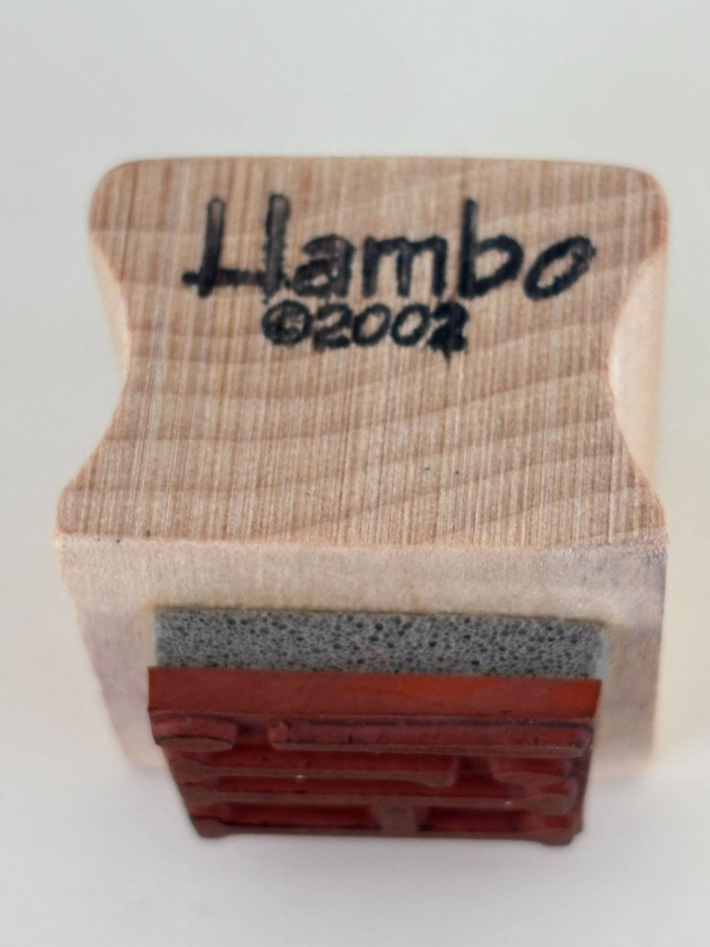 Hambro Rubber Stamp Hi Hello Friendship Card Making Crafting Scrapbooking Word