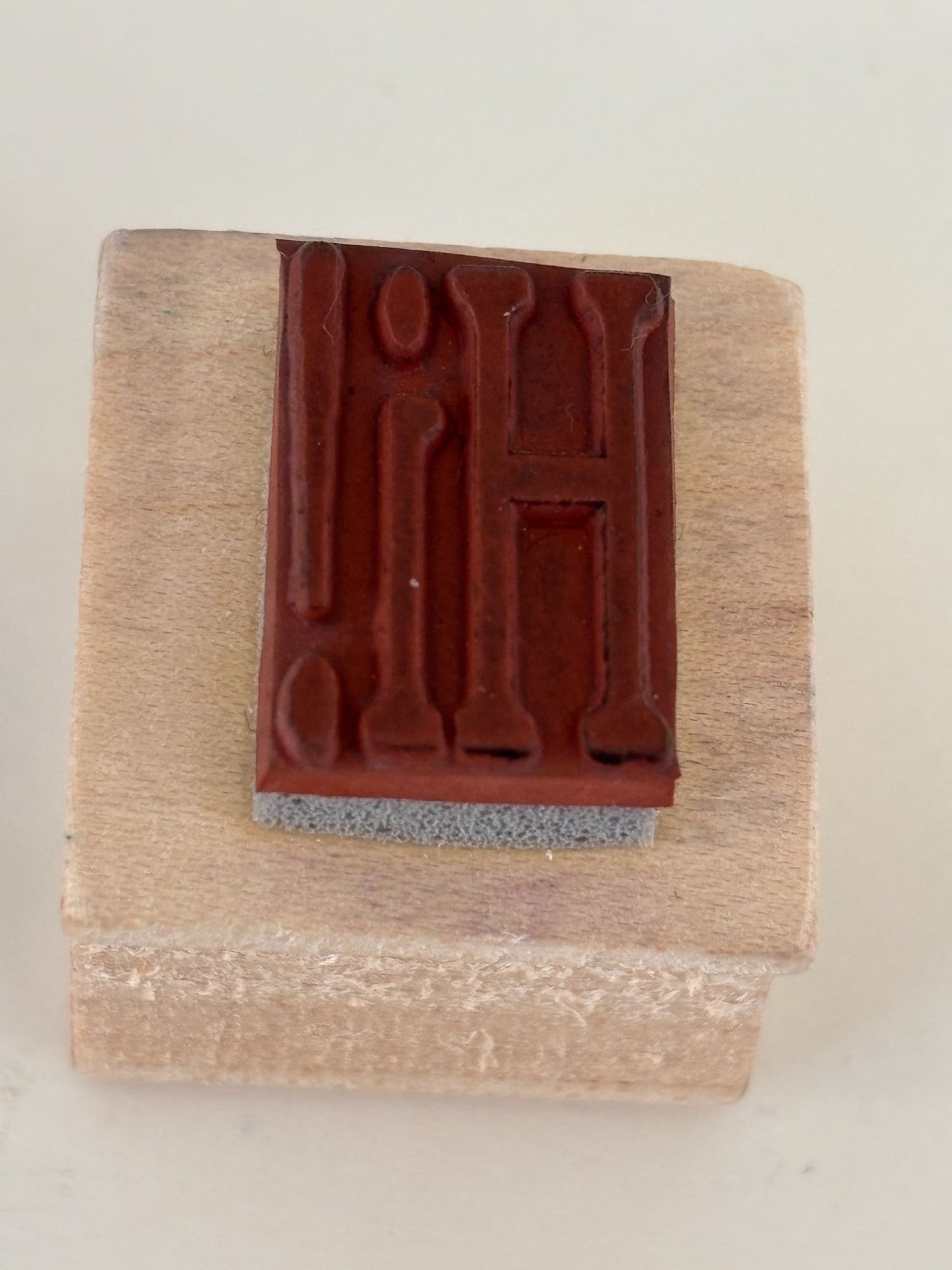 Hambro Rubber Stamp Hi Hello Friendship Card Making Crafting Scrapbooking Word