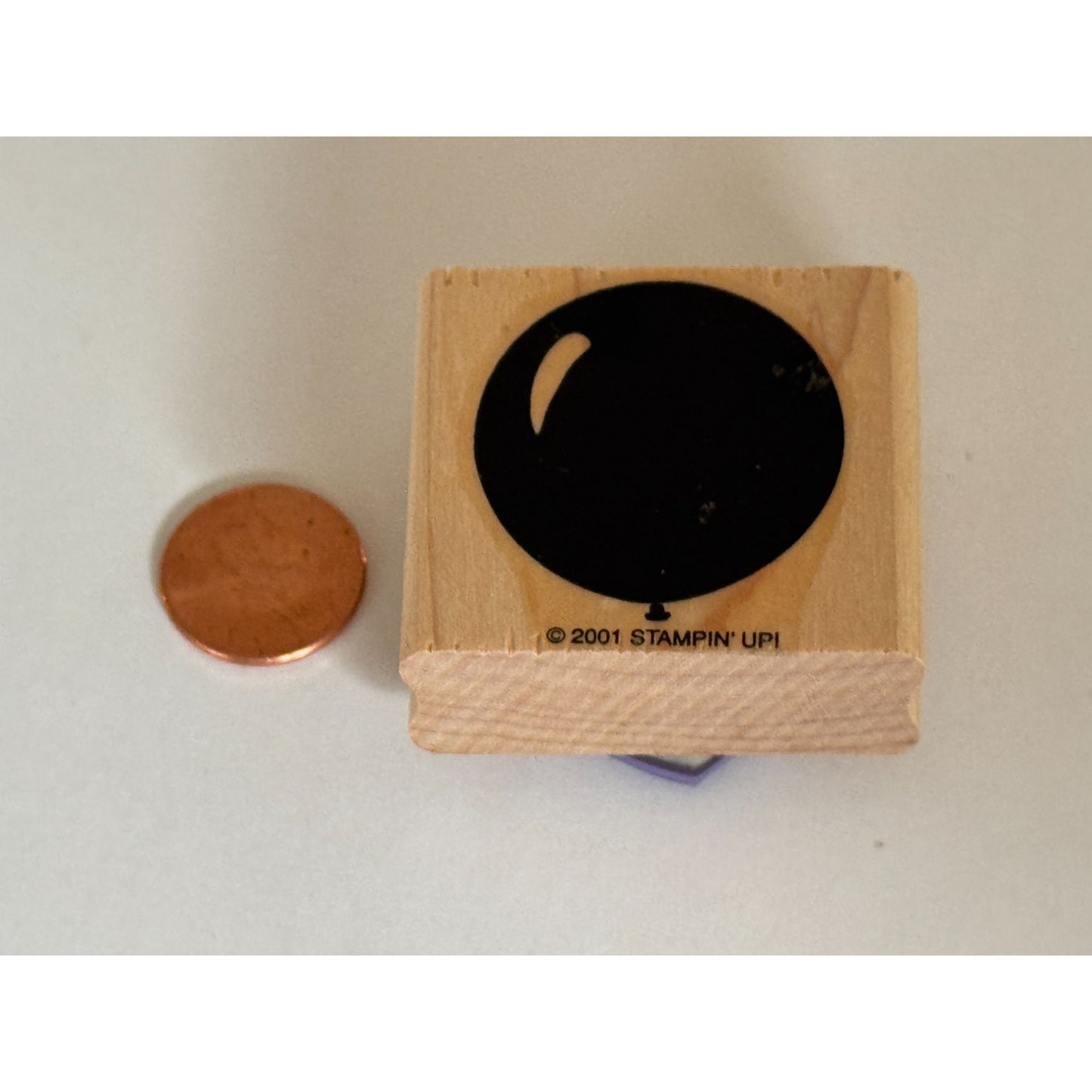 Stampin Up Rubber Stamp Birthday Balloon Round Party Card Making Scrapbooking