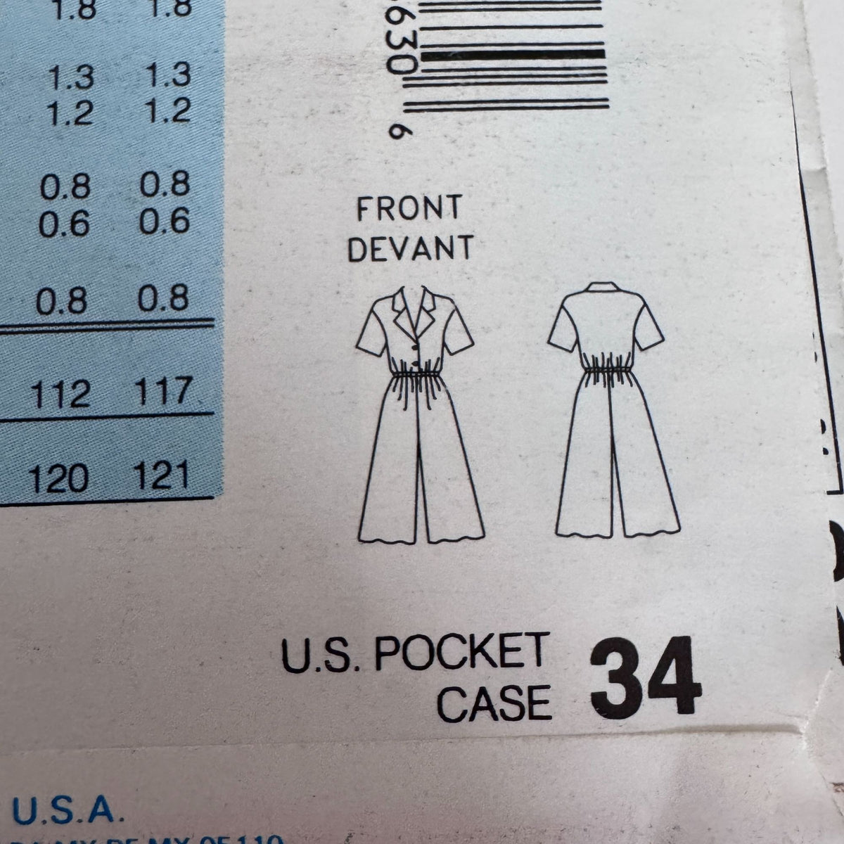 Butterick Sewing Pattern 6880 Misses 90s Culotte Dress Wide Leg 6-10 Easy Uncut Vintage