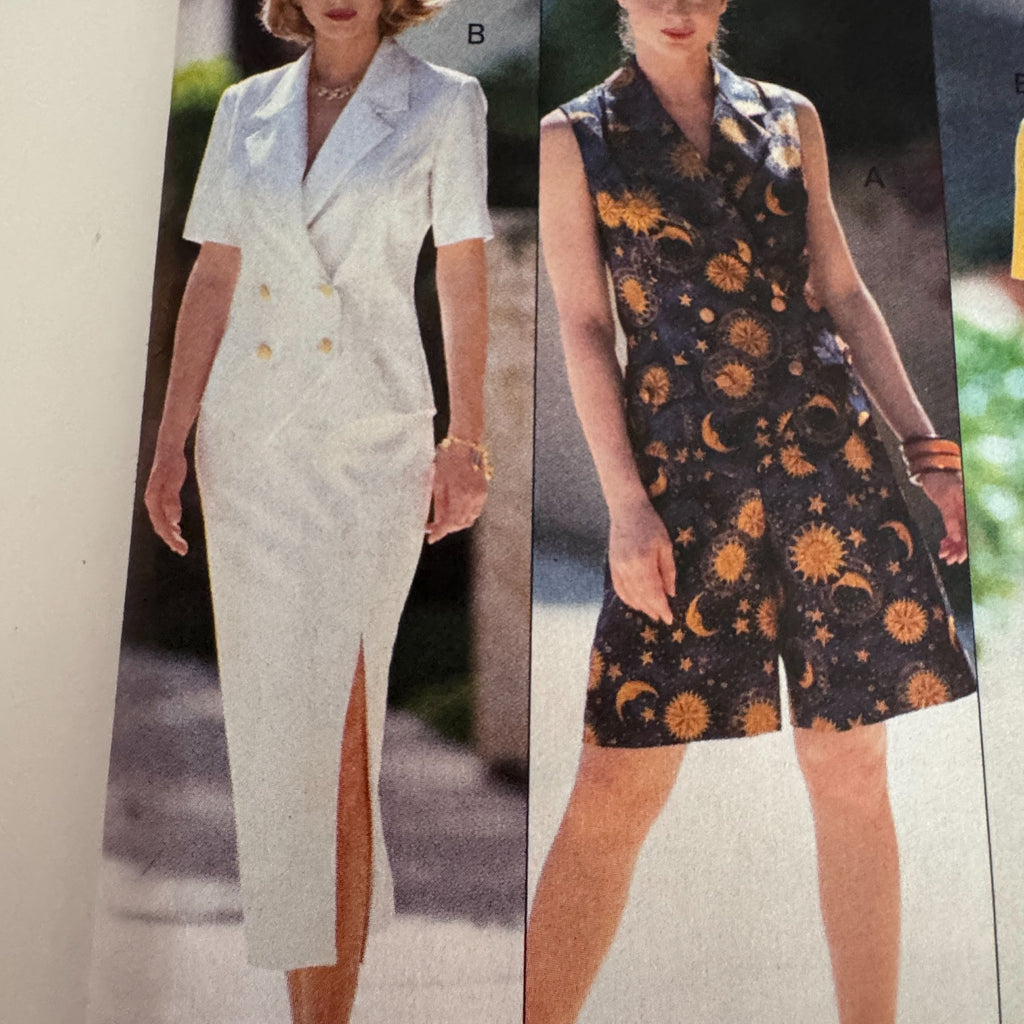 Butterick Sewing Pattern 6846 Summer Outfit Top Skirt 90s Resort Wear 12-16 Uncut