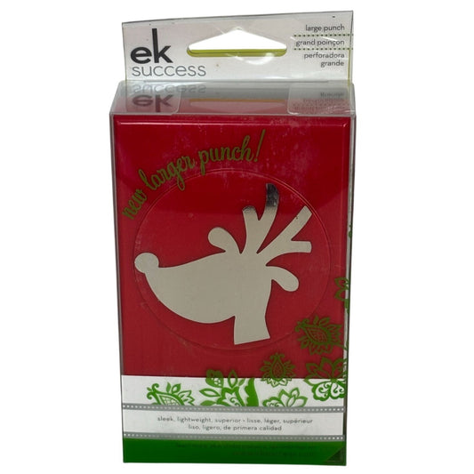EK Success Reindeer Christmas Paper Punch Cardmaking Large Shape Scrapbooking Holiday Craft