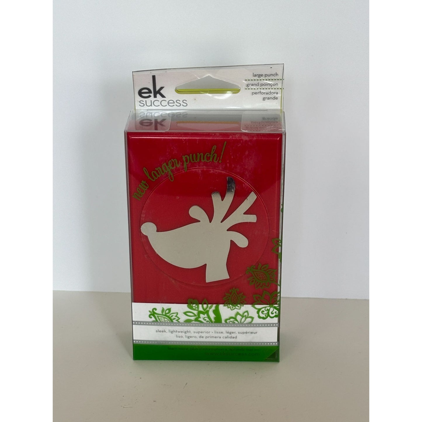 EK Success Reindeer Christmas Paper Punch Cardmaking Large Shape Scrapbooking Holiday Craft