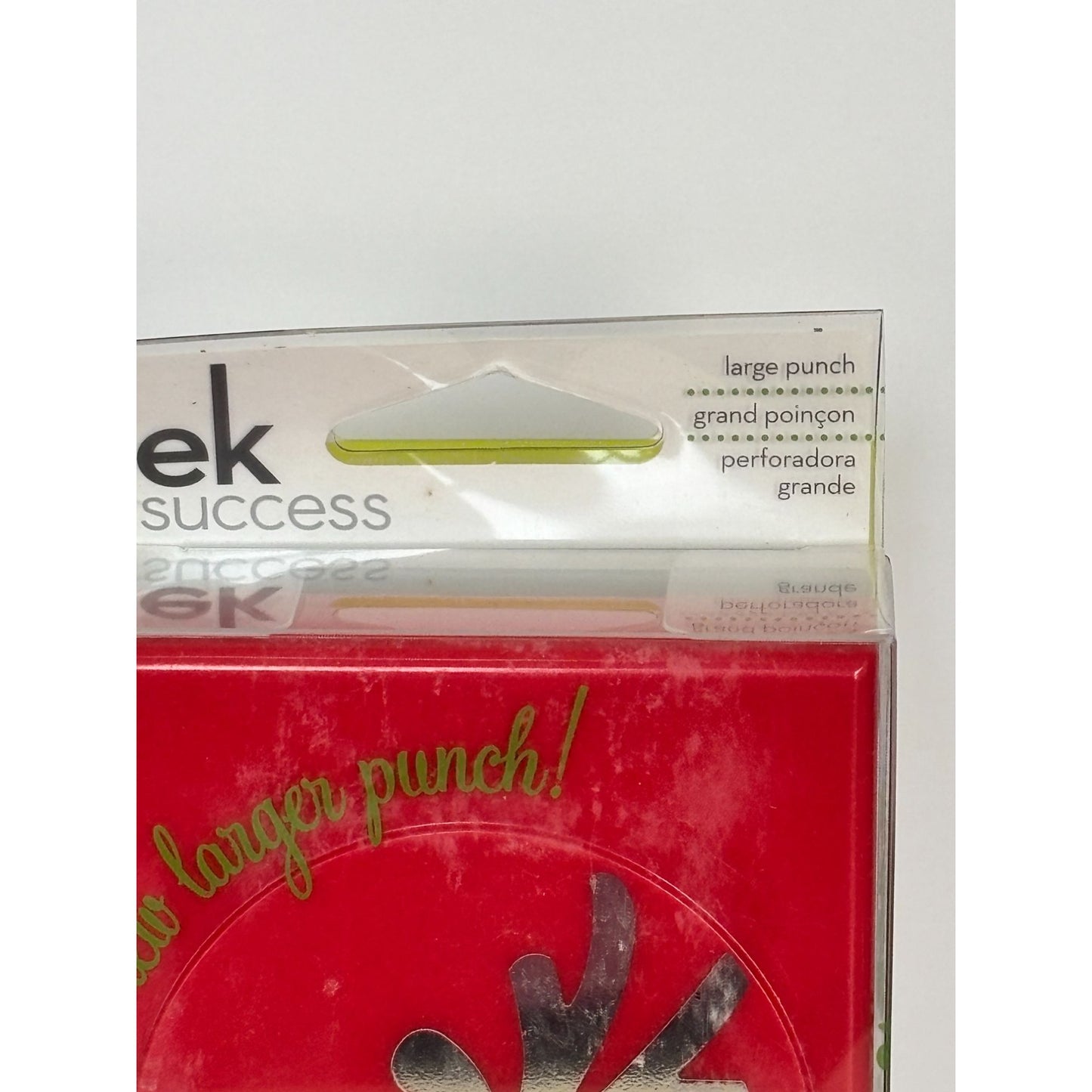 EK Success Reindeer Christmas Paper Punch Cardmaking Large Shape Scrapbooking Holiday Craft