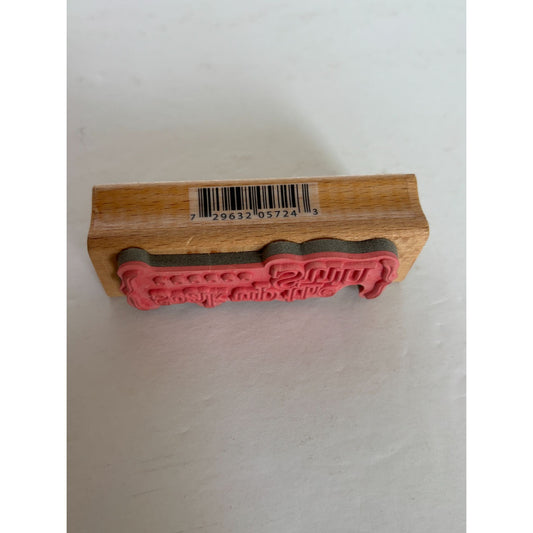 Studio G Rubber Stamp Soak Up The Sun Words Beach Vacation Cruise Card Making