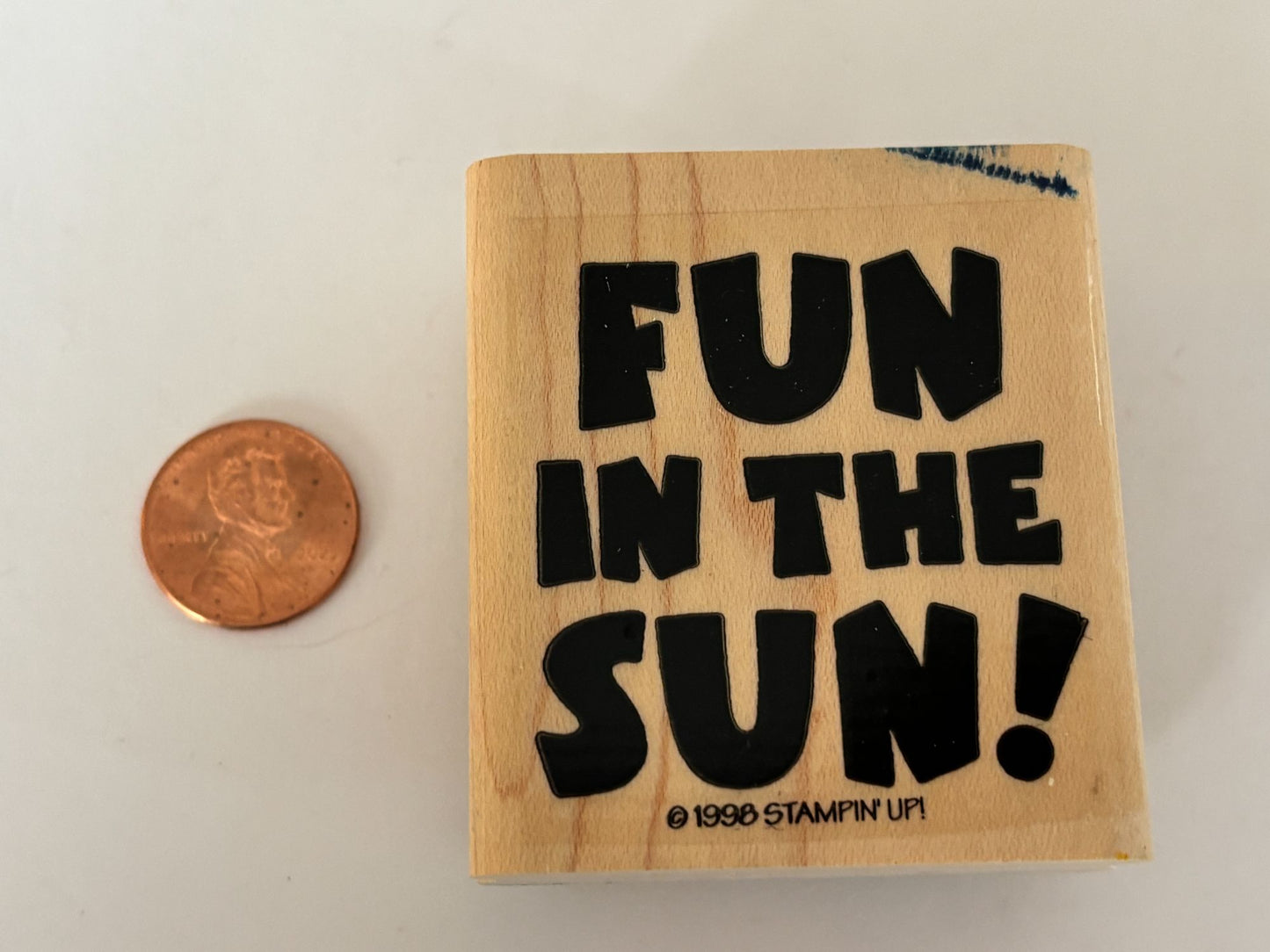 Stampin Up Rubber Stamp Fun In The Sun Beach Vacation Cruise Travel Summer Craft