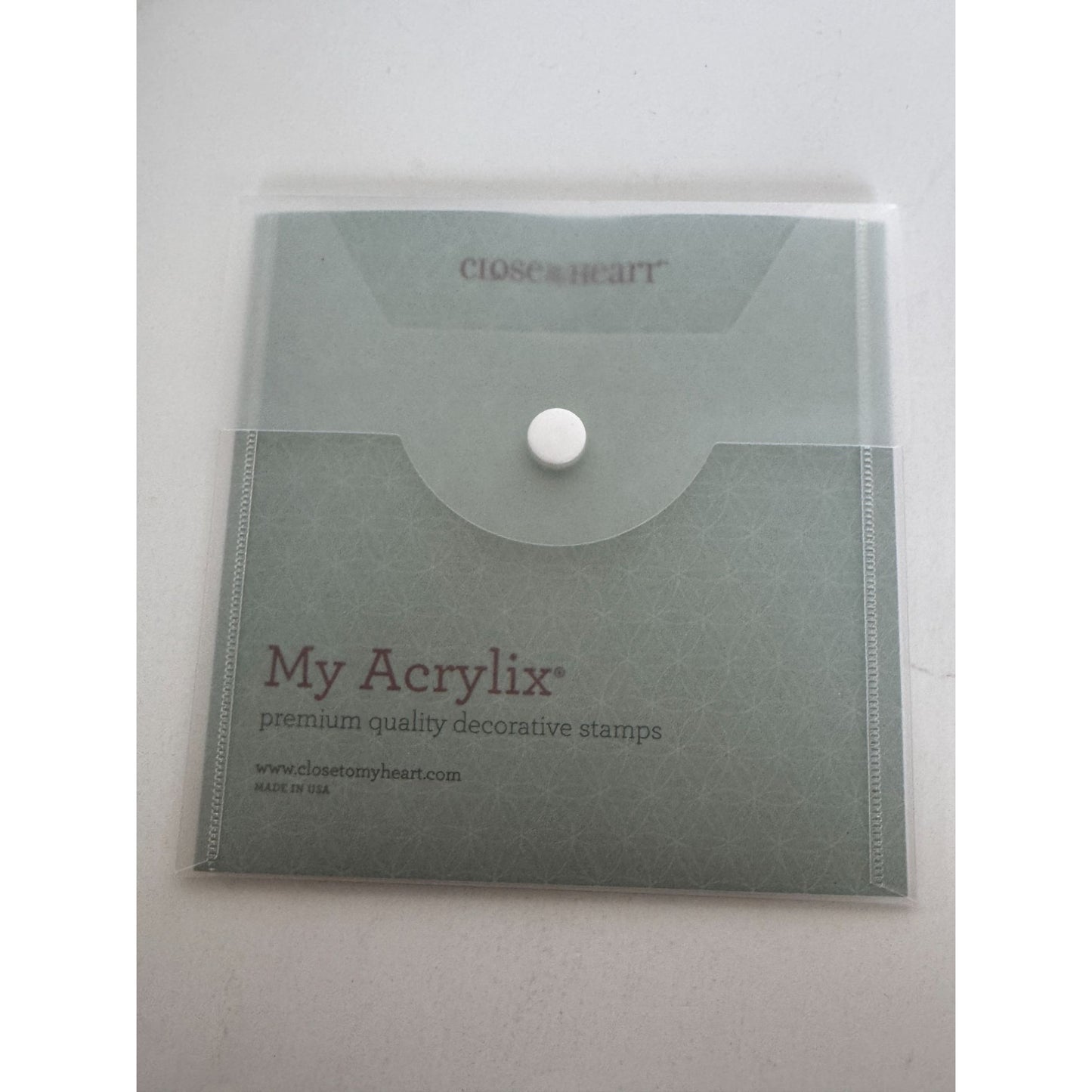 CTMH My Acrylix Acrylic Stamp Set Our Story Happiness Starts Here Arrows C1635
