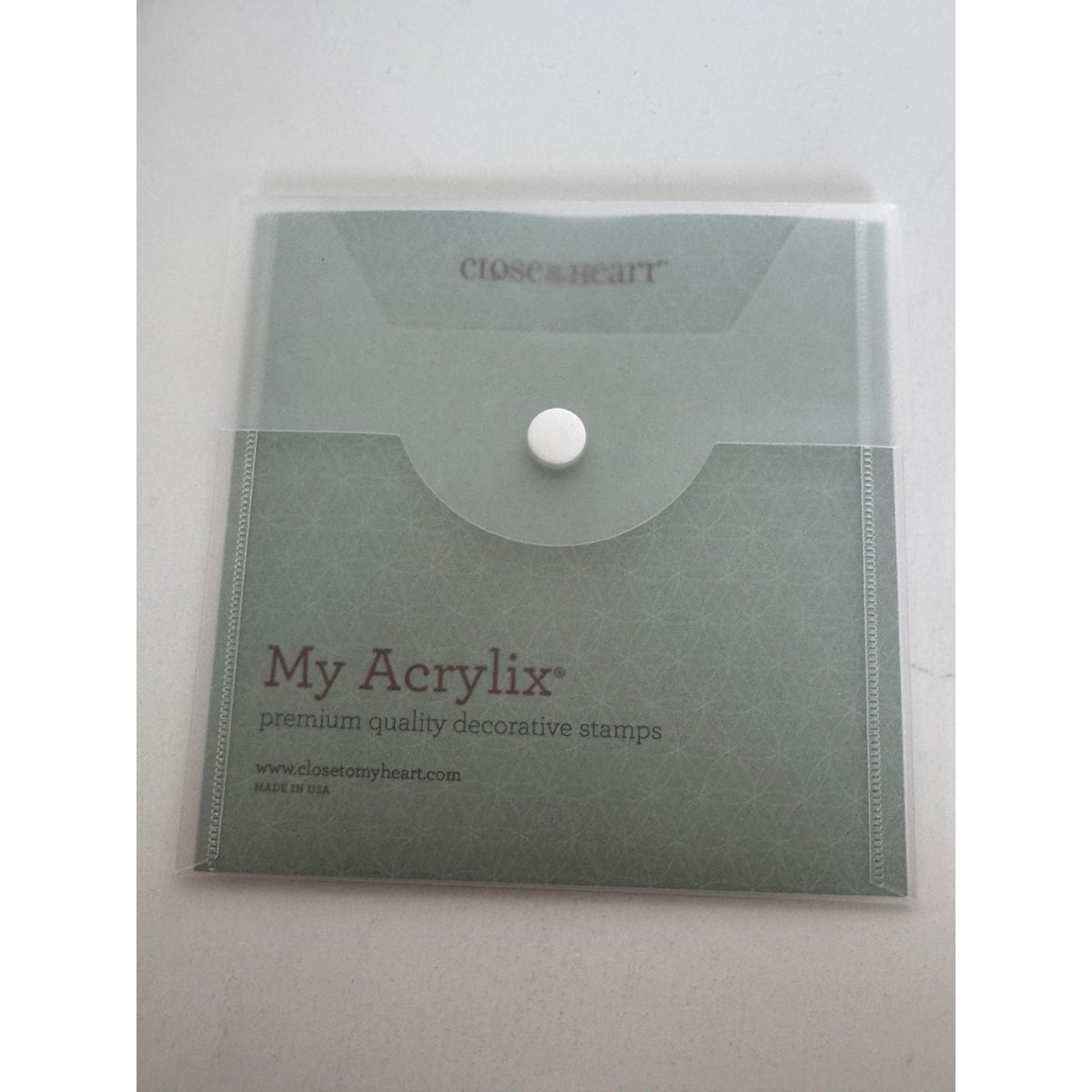 CTMH My Acrylix Acrylic Stamp Set Our Story Happiness Starts Here Arrows C1635