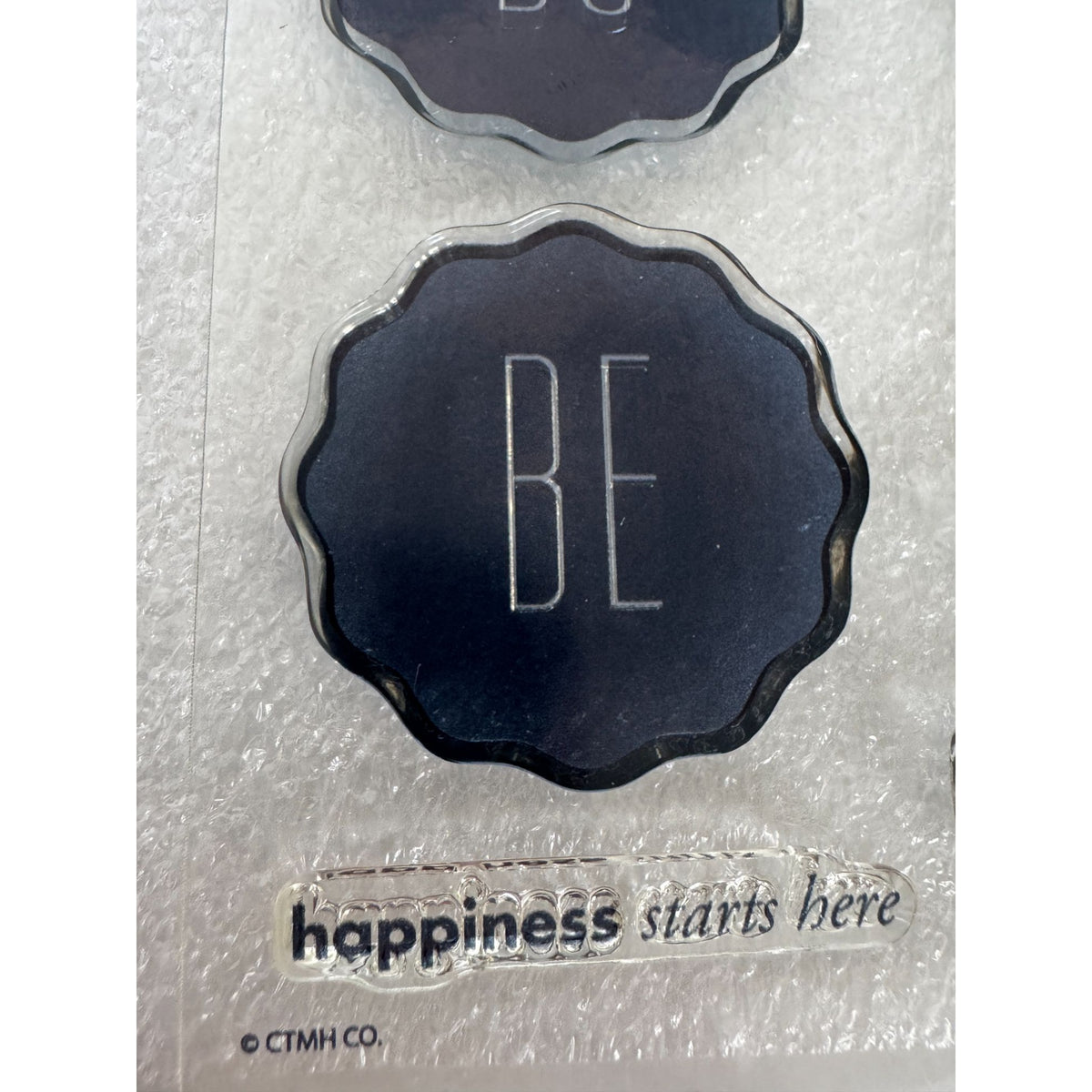 CTMH My Acrylix Acrylic Stamp Set Our Story Happiness Starts Here Arrows C1635