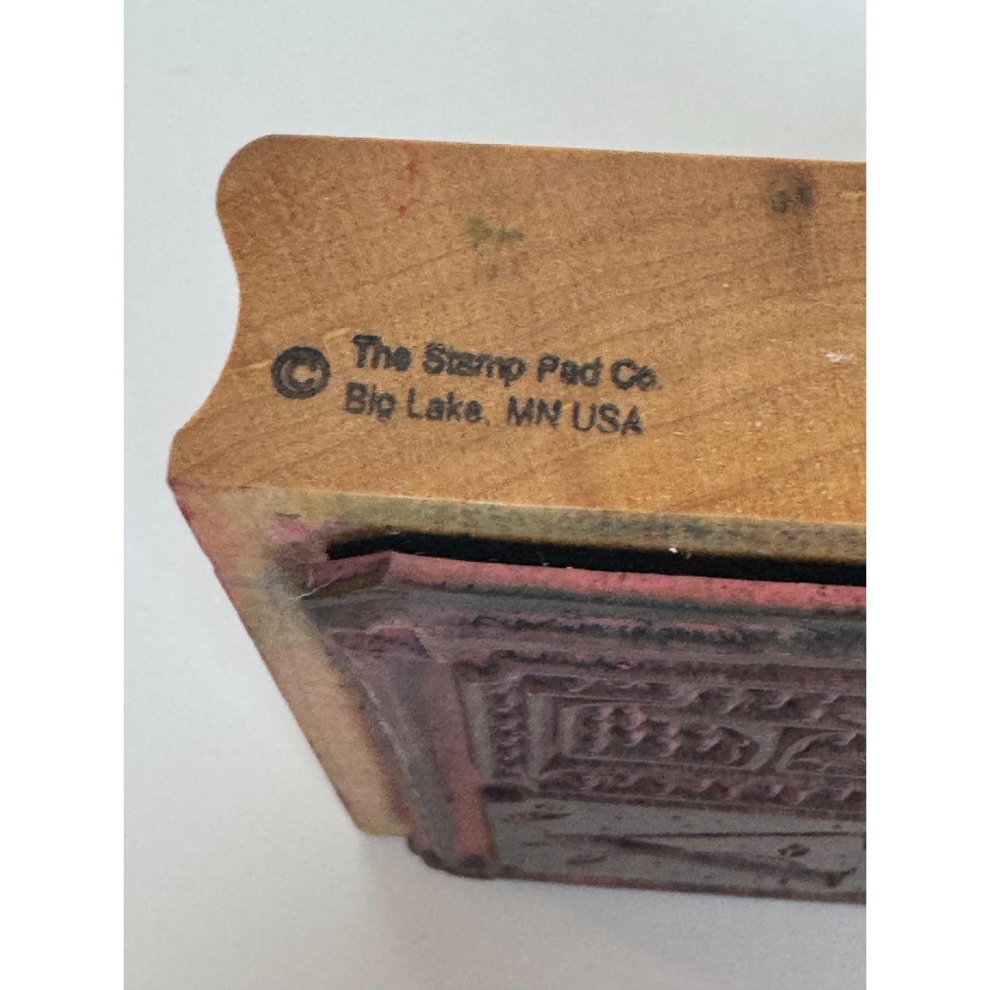 The Stamp Pad Co Rubber Stamp Love Quilt Block Square Card Making Word Valentine