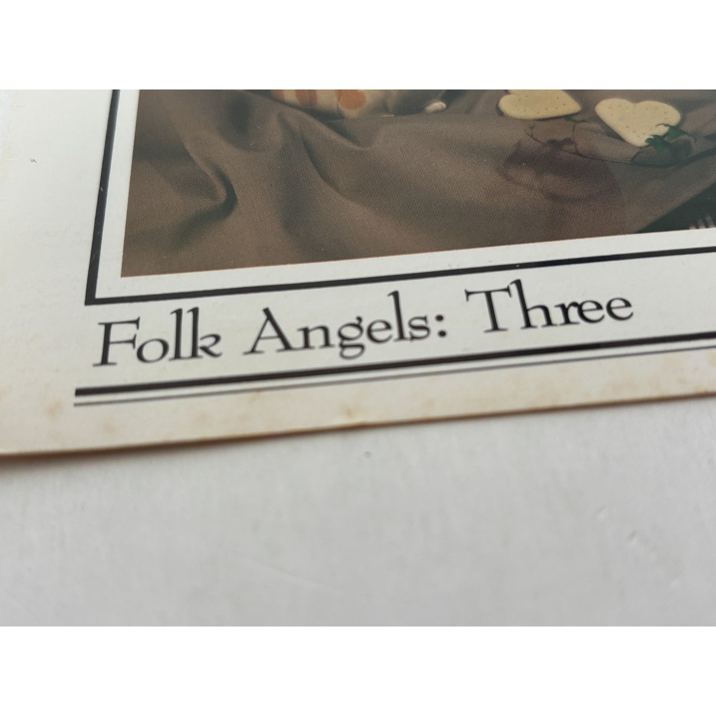 The Cricket Collection Cross Stitch Folk Angels Leprechaun Tooth Fairy Pillow