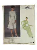 Vogue Sewing Pattern 2718 Belinda Bellville Dress Size 12 International Designer