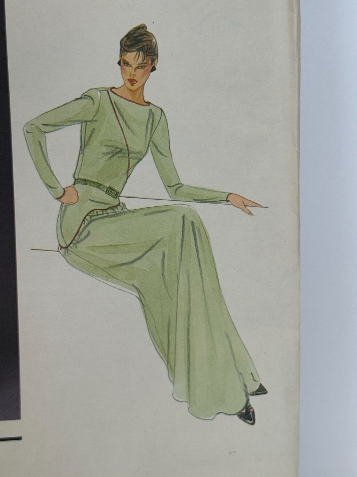Vogue Sewing Pattern 2718 Belinda Bellville Dress Size 12 International Designer