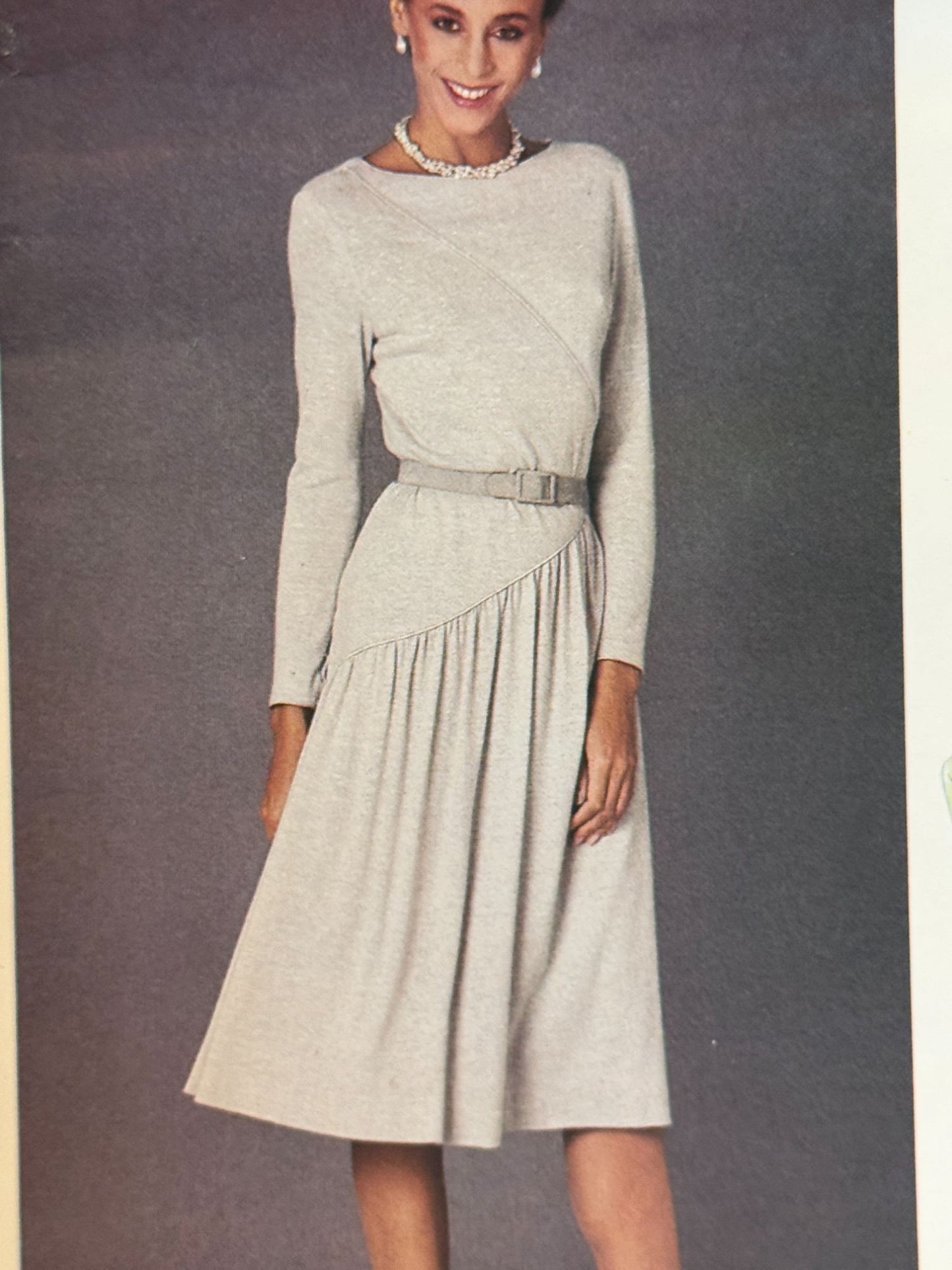 Vogue Sewing Pattern 2718 Belinda Bellville Dress Size 12 International Designer