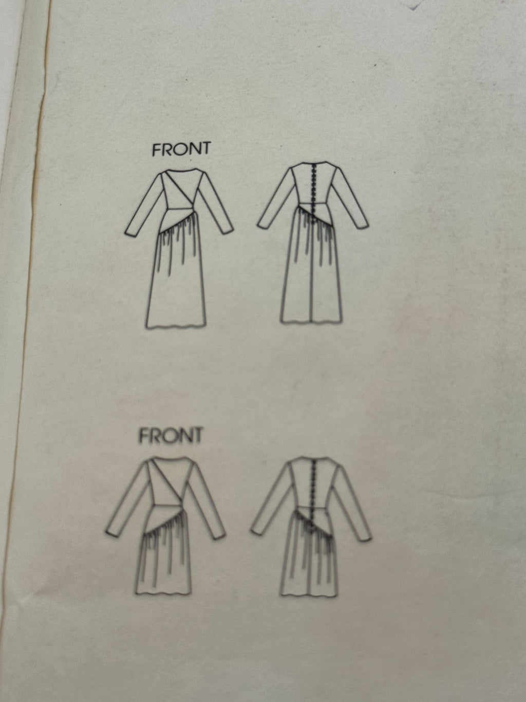 Vogue Sewing Pattern 2718 Belinda Bellville Dress Size 12 International Designer