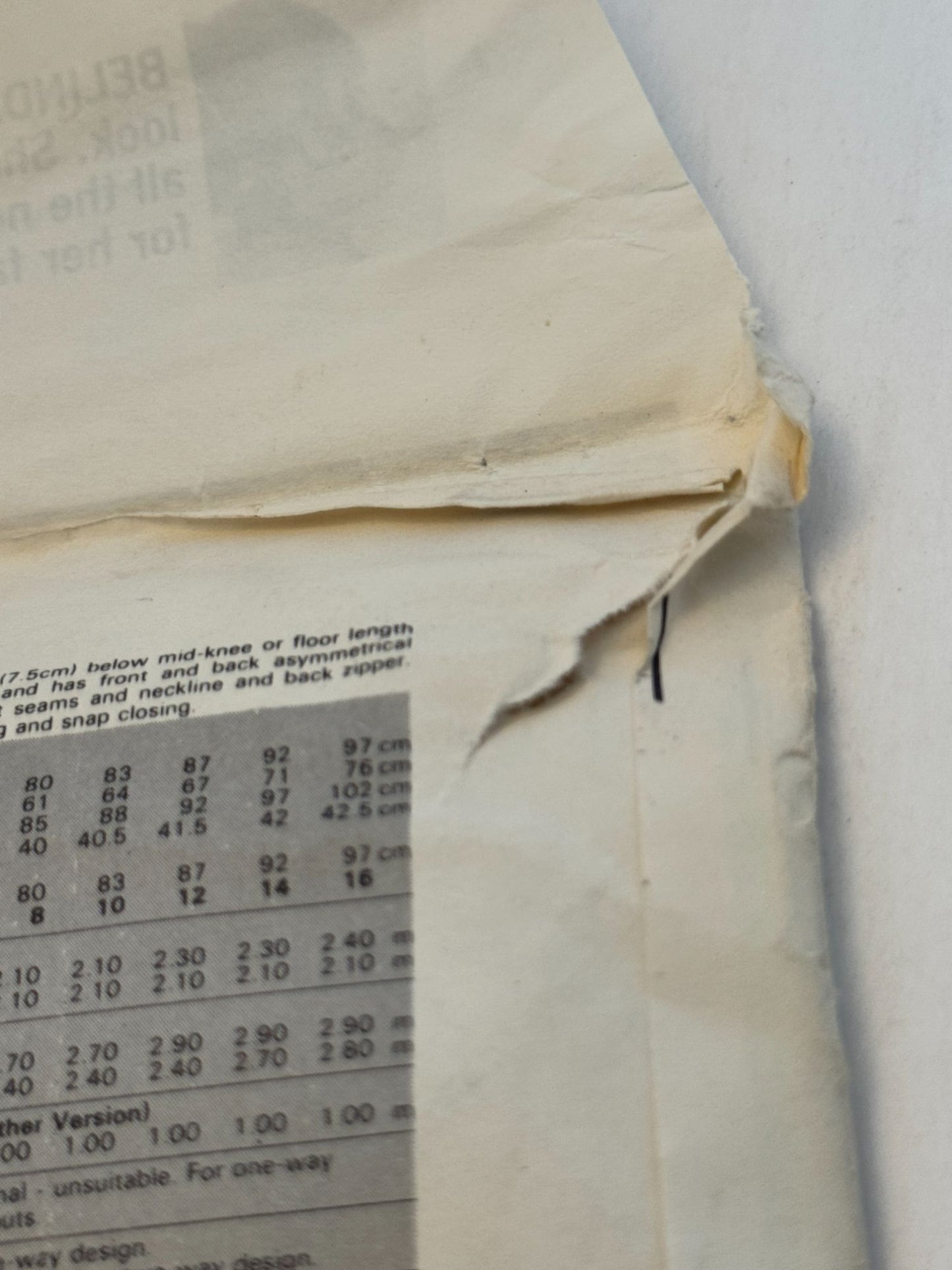 Vogue Sewing Pattern 2718 Belinda Bellville Dress Size 12 International Designer