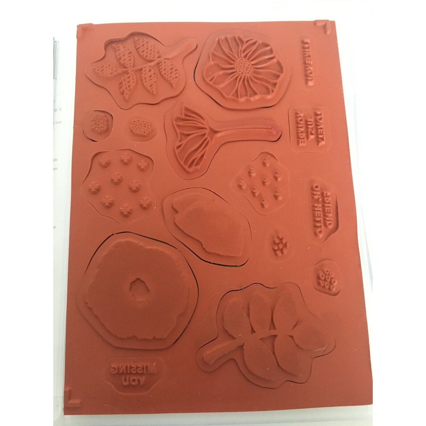 Stampin Up Oh So Eclectic Stamp Set Eclectic Layers Thinlits Dies Flower Leaf 16