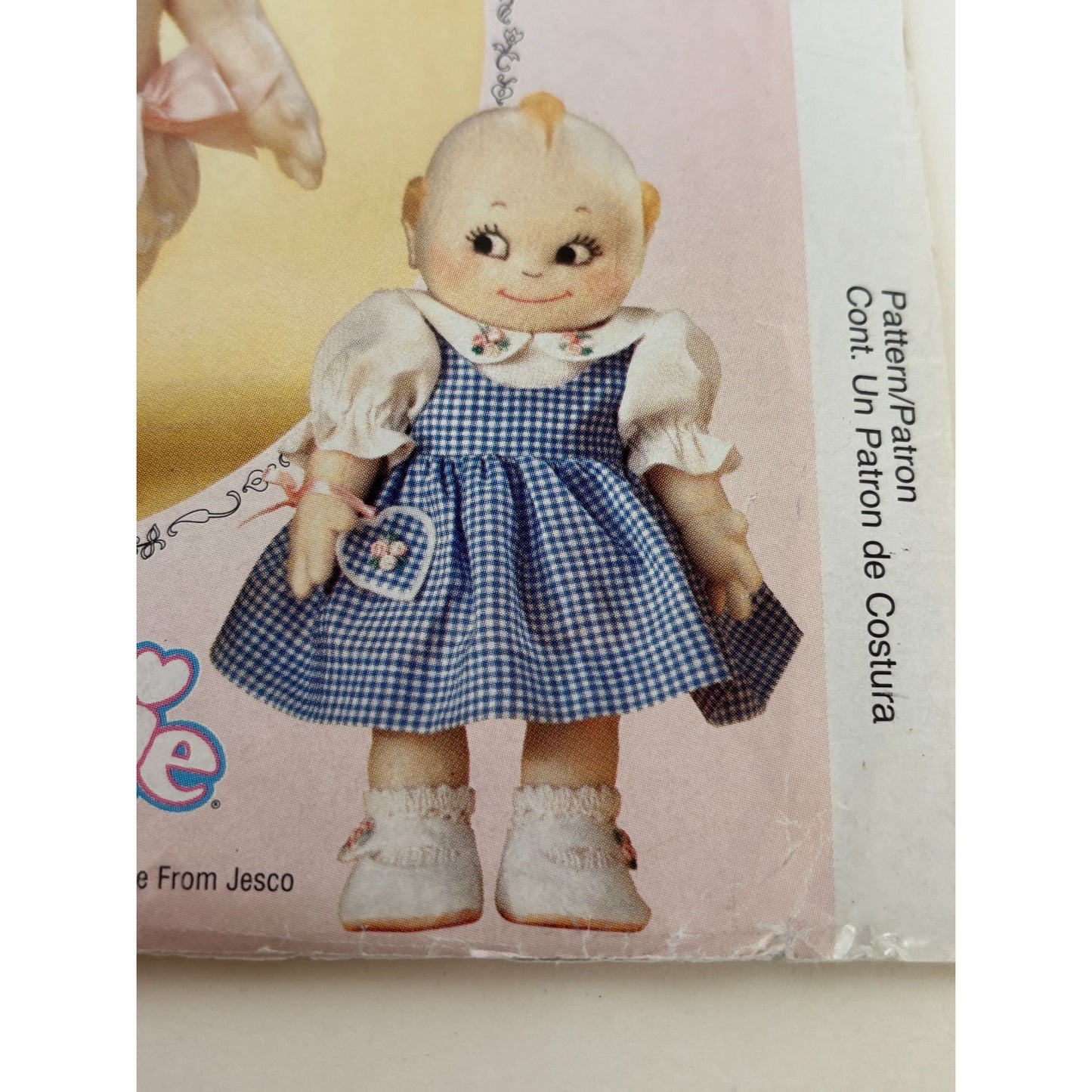 McCalls Sewing Pattern P286 Crafts Kewpie Doll for 14" Doll and Clothing Clothes