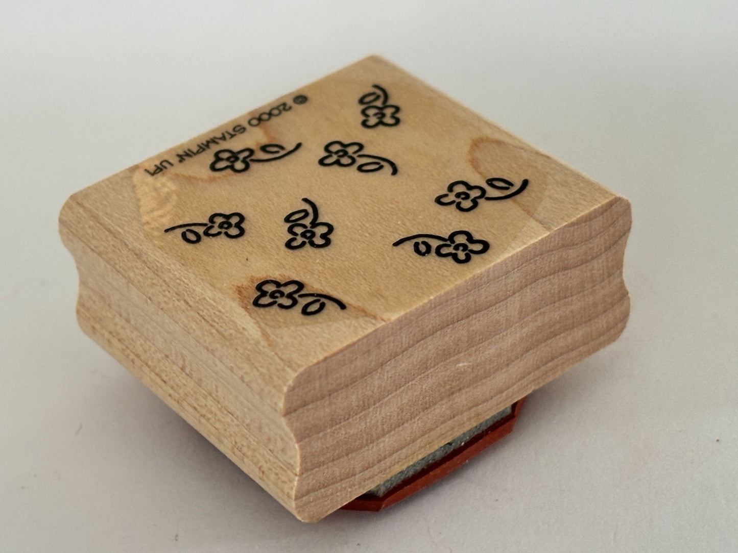 Stampin Up Rubber Stamp Small Flower Background Floral Spring Card Making Craft