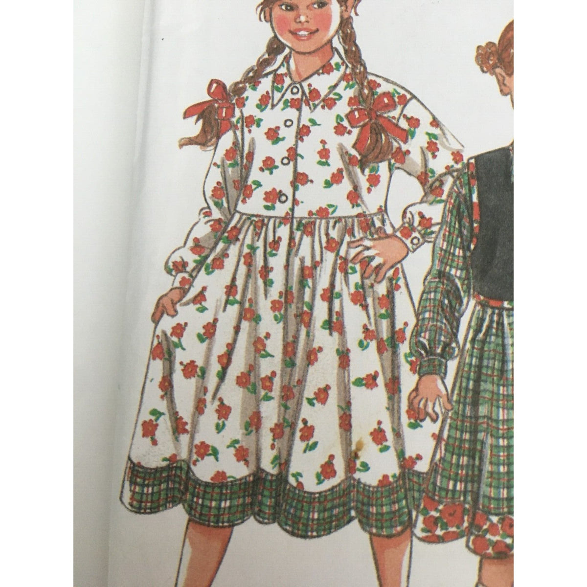 New Look 6402 Sewing Pattern Little Girls Play Dress Casual School Sz 4-9 UC
