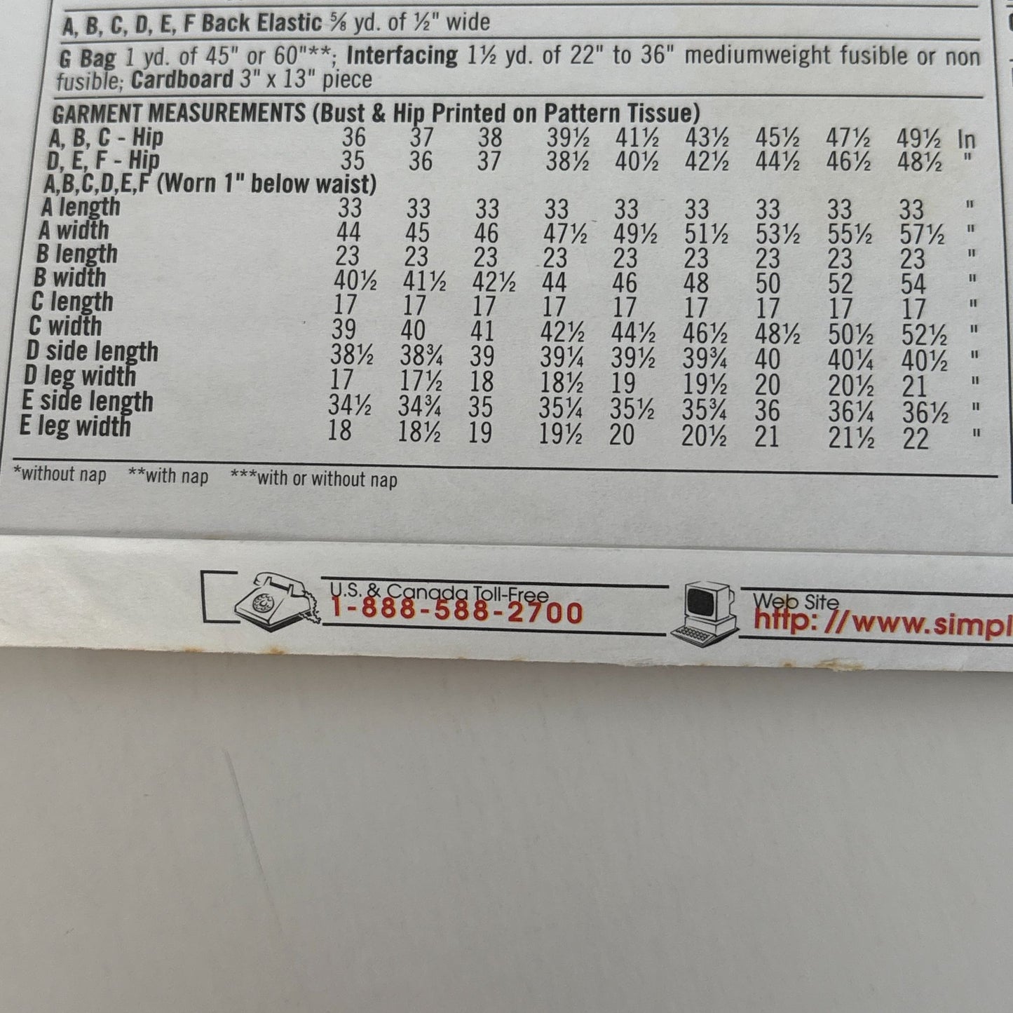 Simplicity Sewing Pattern 5686: Misses' Skirt, Pants, Shorts and Bag