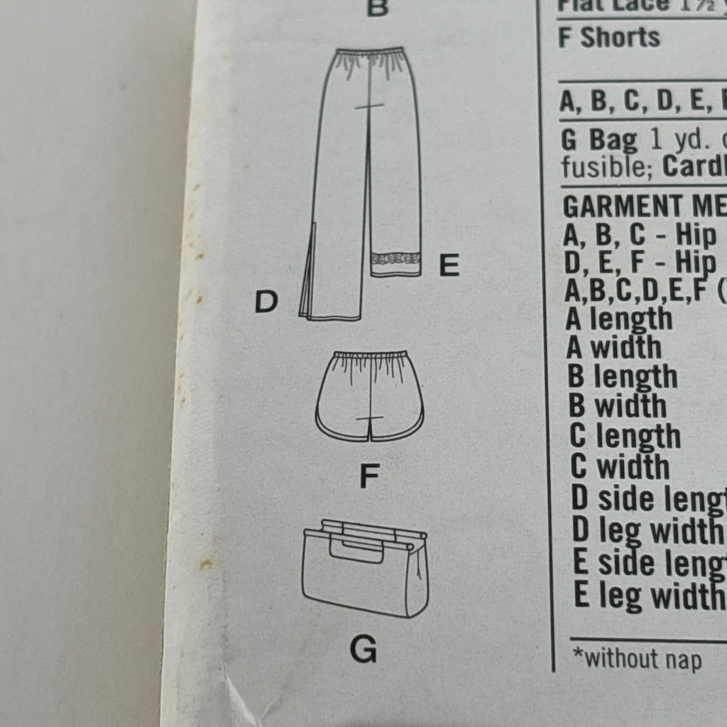 Simplicity Sewing Pattern 5686: Misses' Skirt, Pants, Shorts and Bag