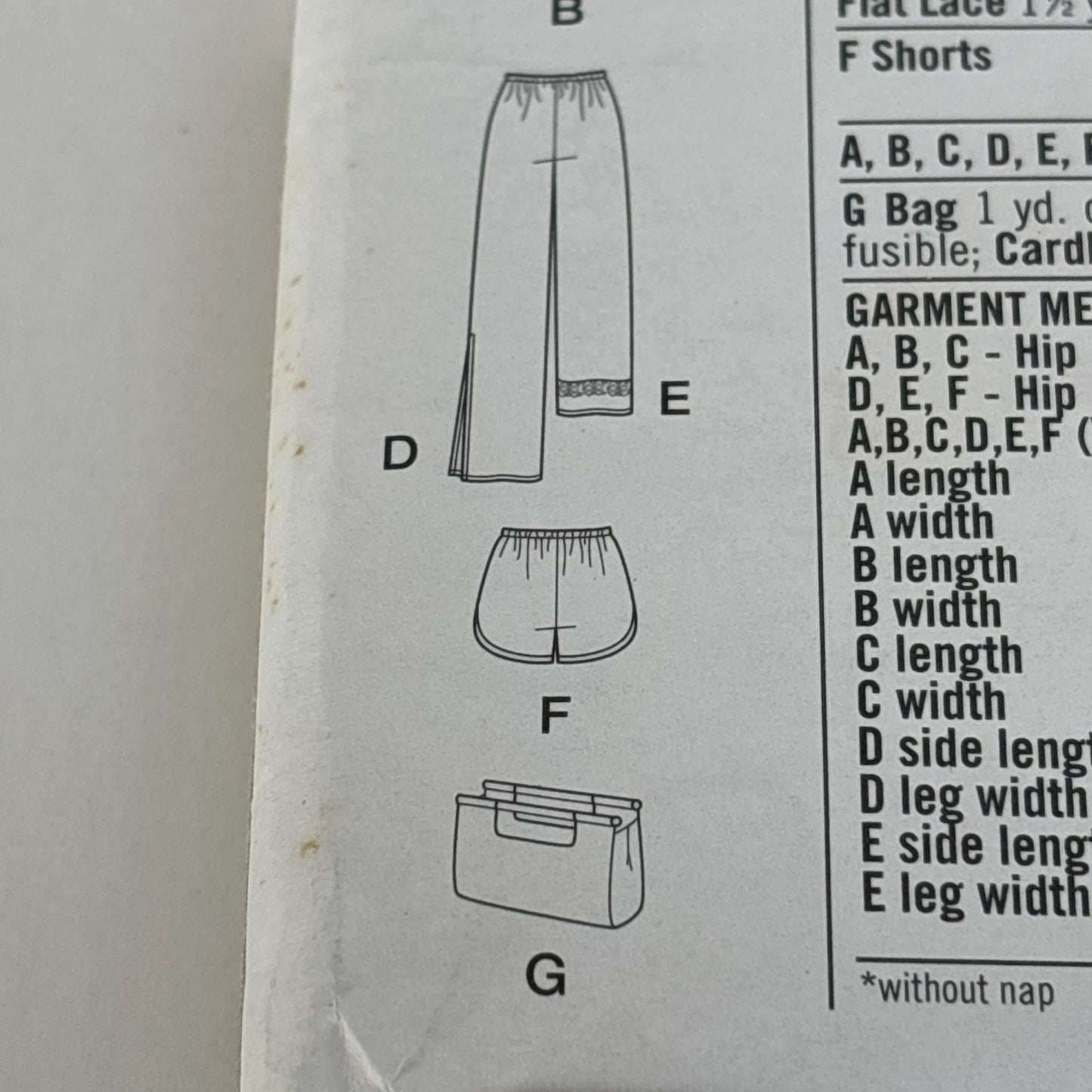 Simplicity Sewing Pattern 5686: Misses' Skirt, Pants, Shorts and Bag