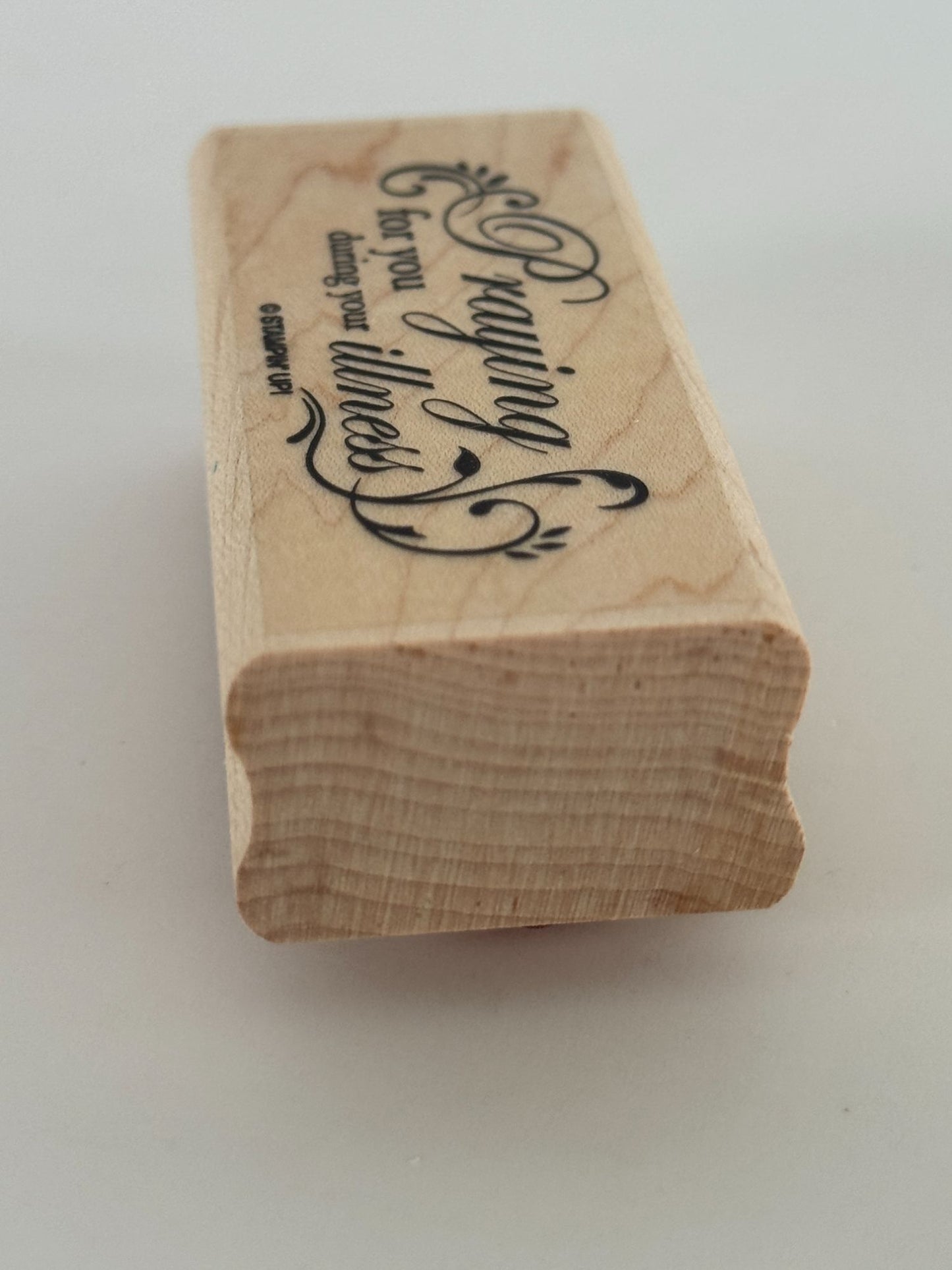 Stampin Up Rubber Stamps Wellness Wishes Get Well Soon Sick as Dog Funny Words