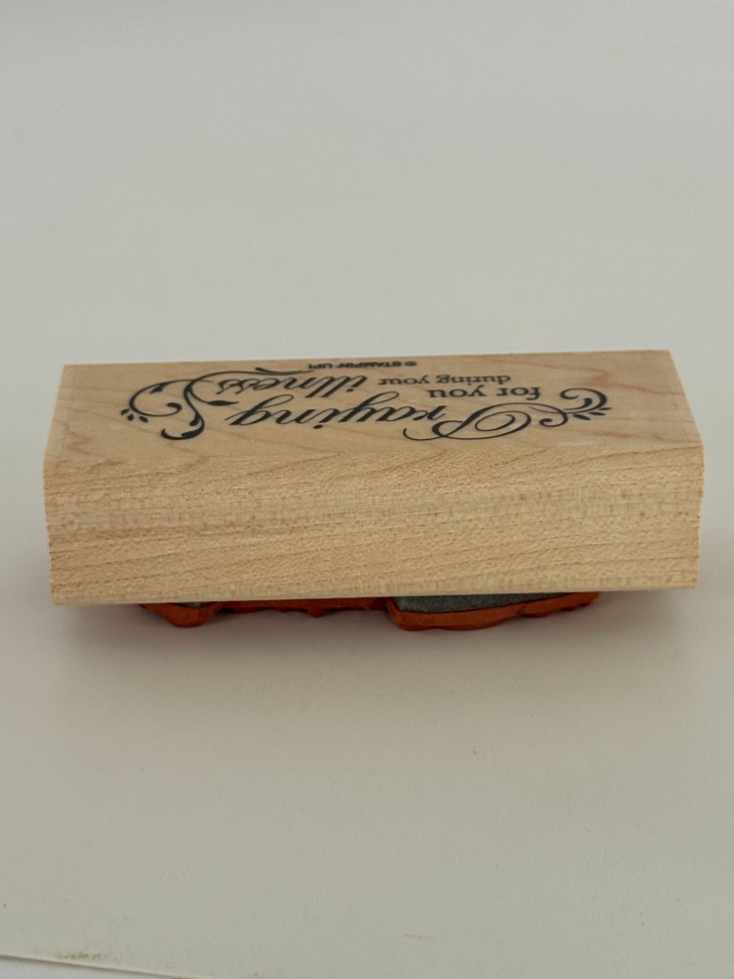Stampin Up Rubber Stamps Wellness Wishes Get Well Soon Sick as Dog Funny Words