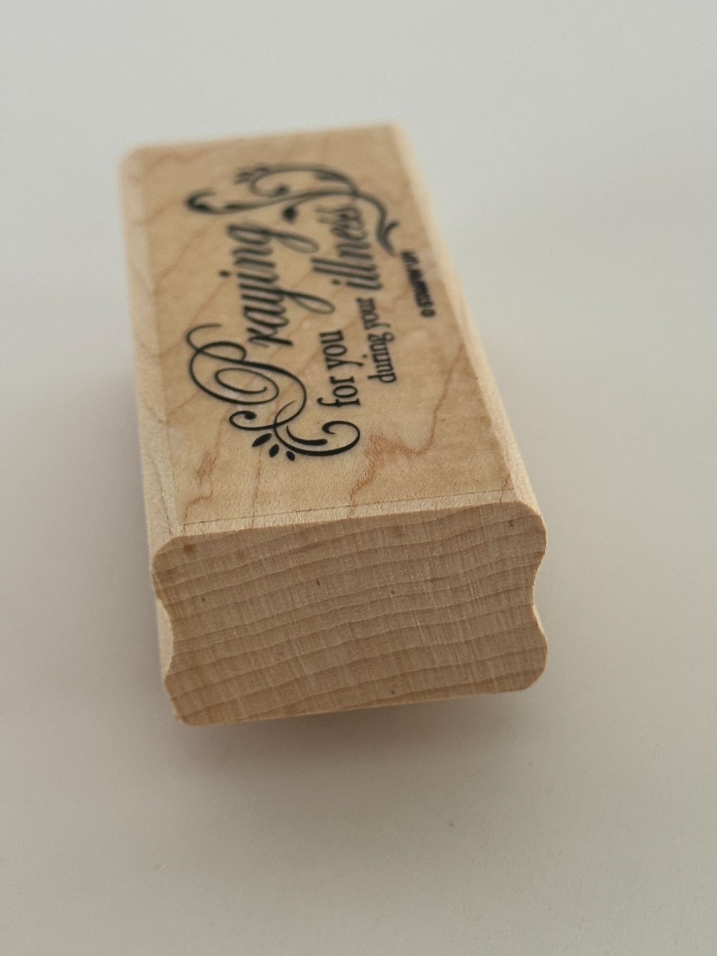 Stampin Up Rubber Stamps Wellness Wishes Get Well Soon Sick as Dog Funny Words