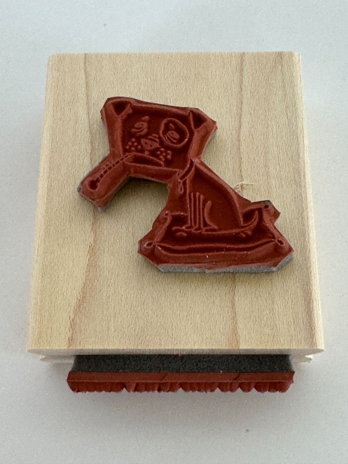 Stampin Up Rubber Stamps Wellness Wishes Get Well Soon Sick as Dog Funny Words