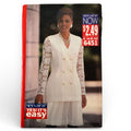 Butterick Sewing Pattern 6451 90s Top Skirt Pattern Lace Sleeve Suit Set 6-10 UC