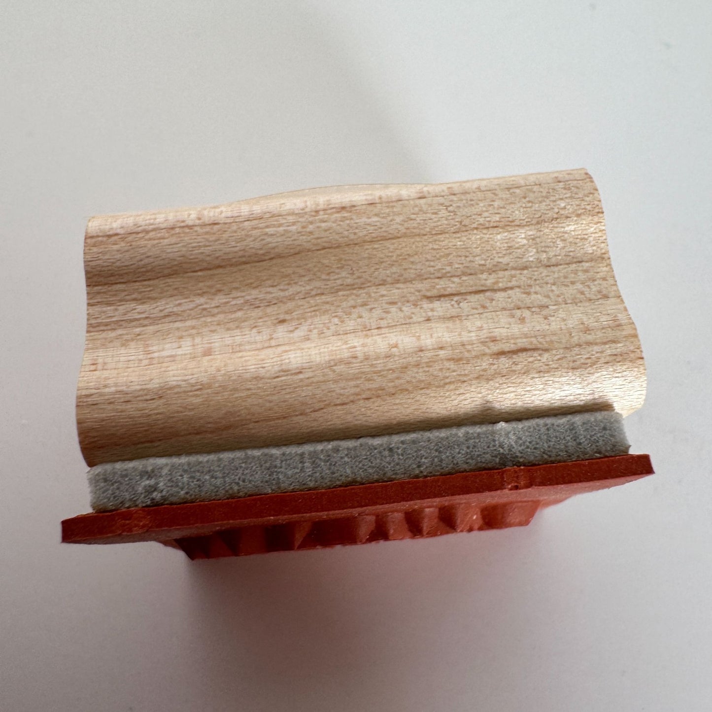 Stampin Up Rubber Stamp Happy Birthday Card Making Words Sentiment Wood Mounted