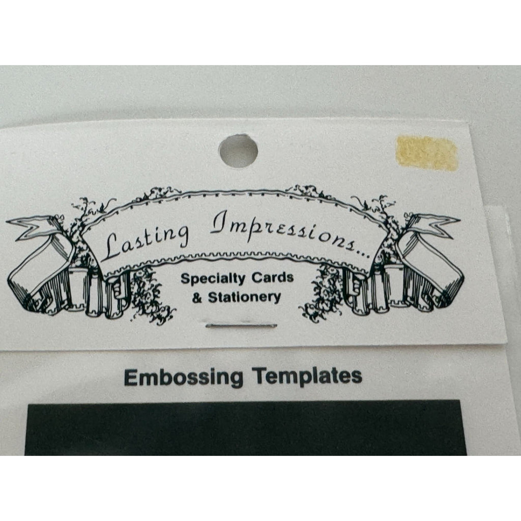 Lasting Impressions Embossing Template Seashell Clam Shell Beach Vacation Summer